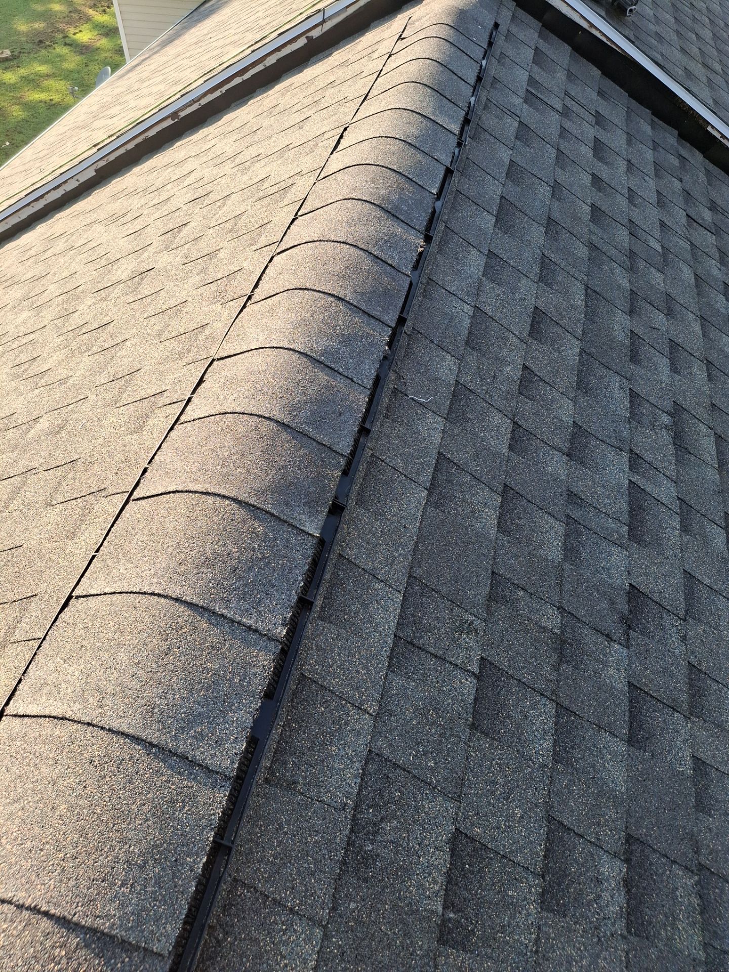 Residential Roofing Installation using GAF Timberline HDZ Weatherer Wood by Rainstoppers Roofing