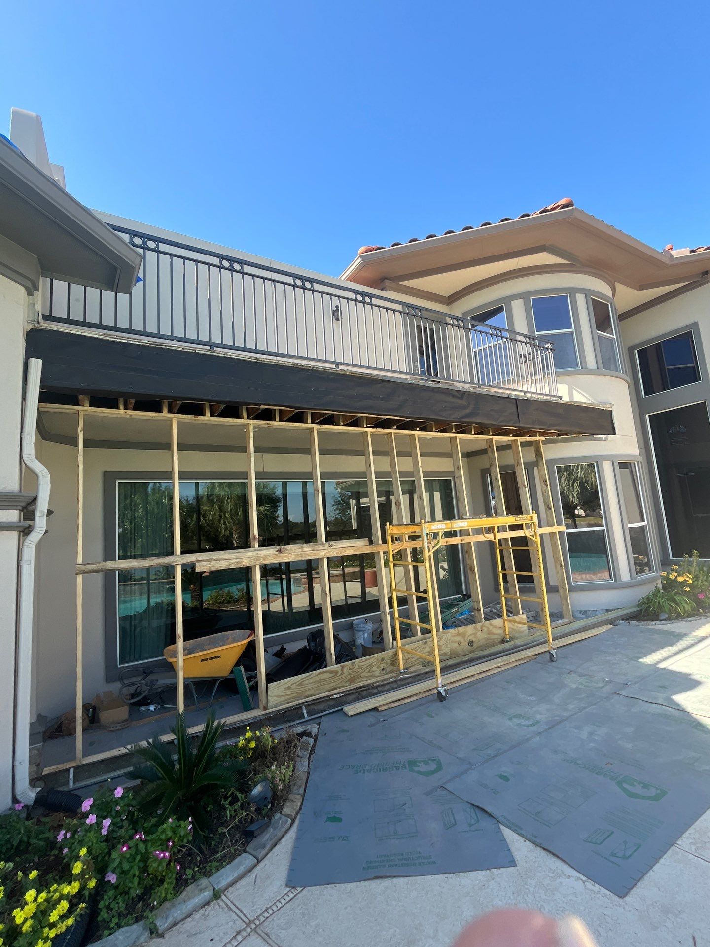 Major Remodel onBalcony Reconstruction by L&T General Contractors and Restoration INC