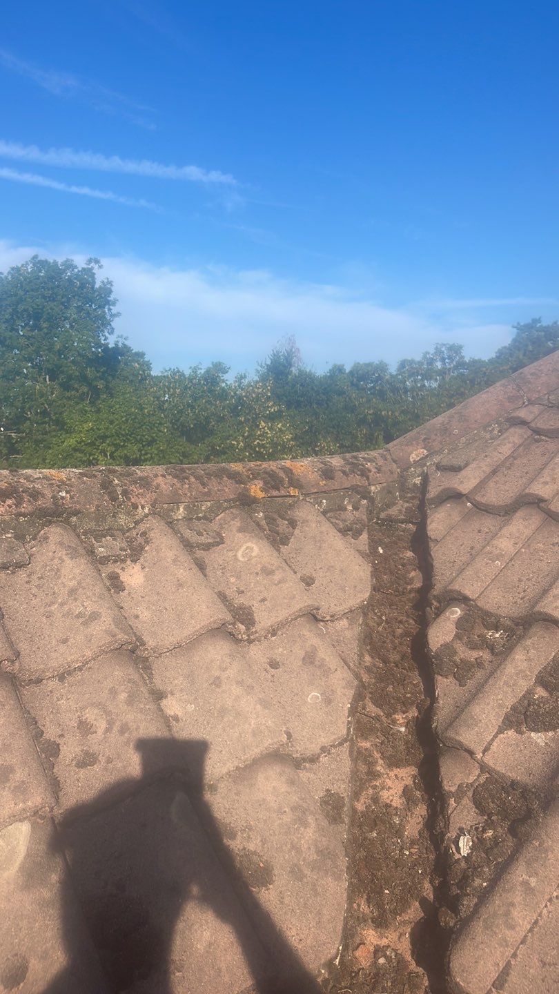 Roof Clean - Biocide Treatment using Honda 15lpm Low Pressure Washing Machine by Ges Exterior Cleaning ltd
