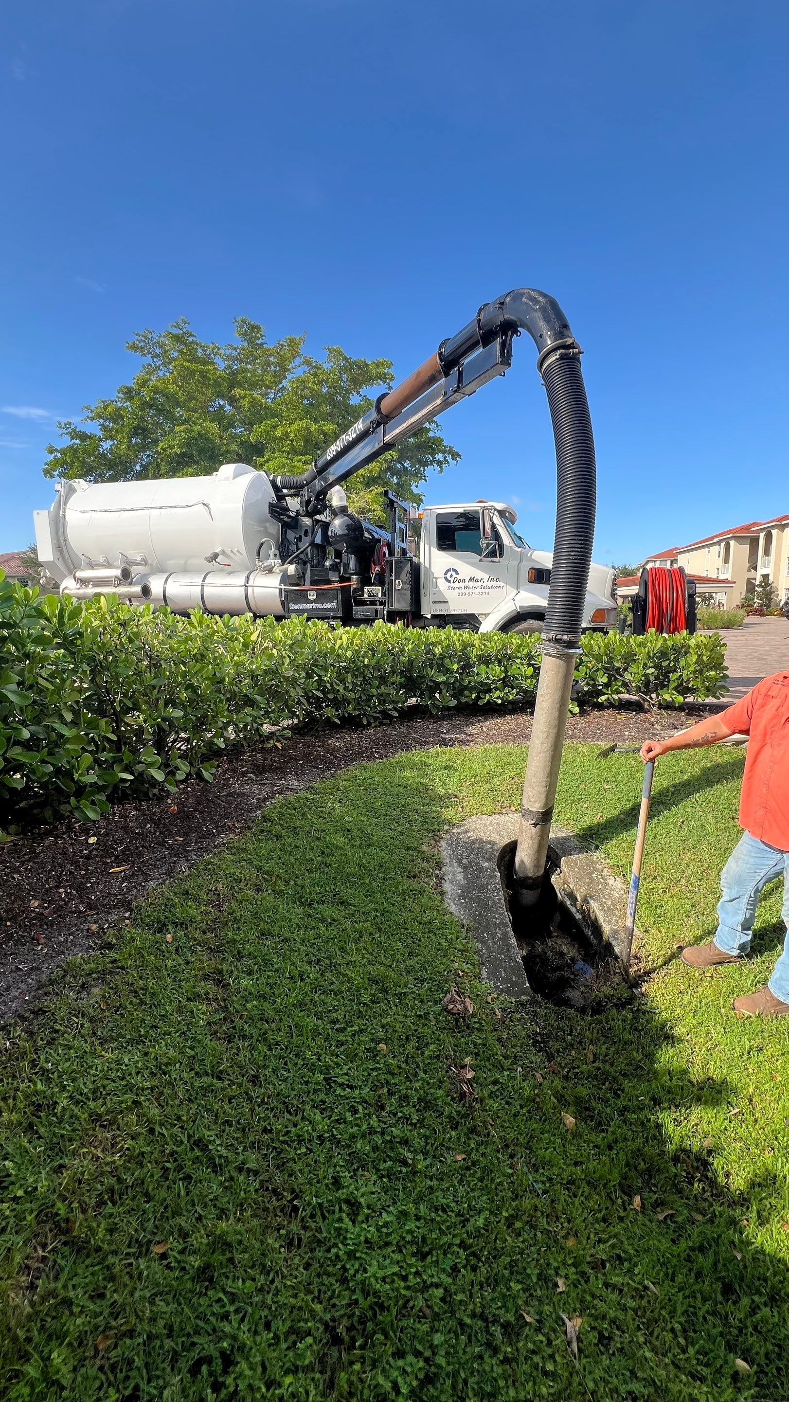 Naples Community Culvert Cleaning by APS Power & Water