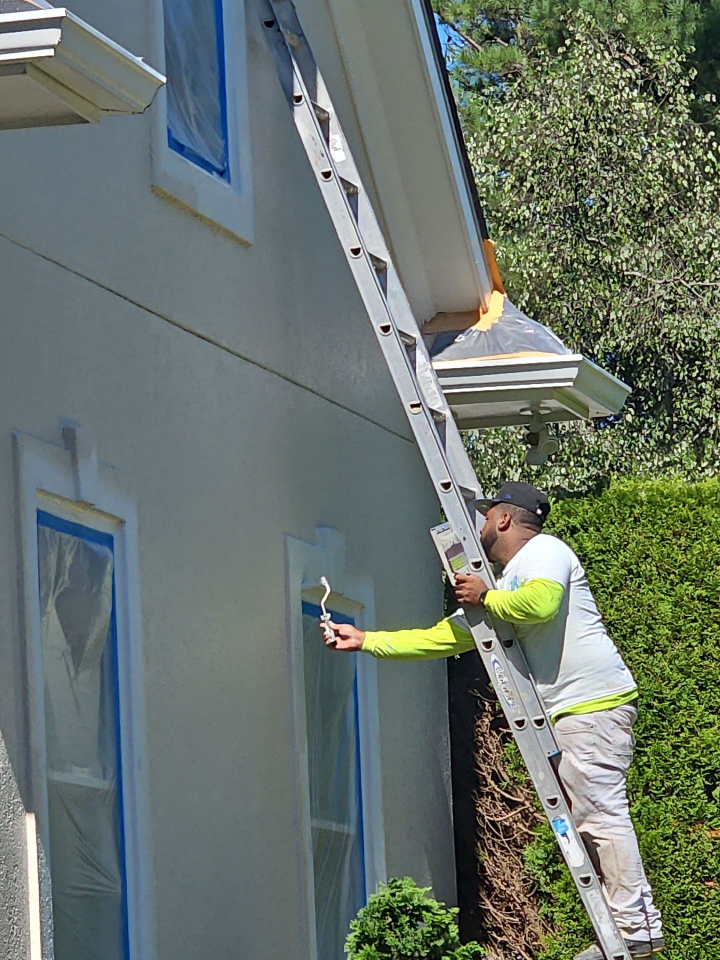 Exterior Transformation in Jonhs Creek by Atlanta's Paint Doctor