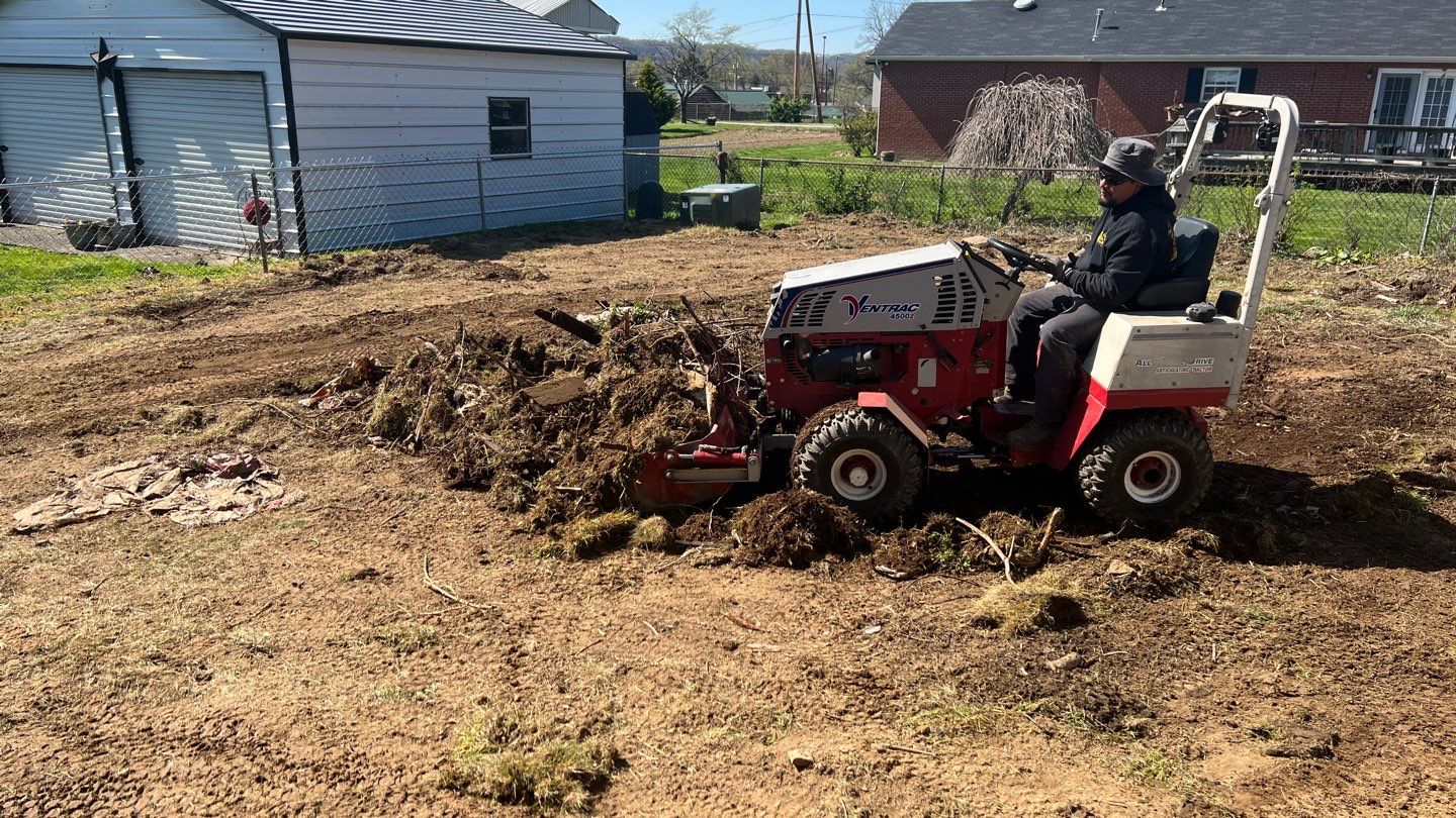 Sod Installation using Fescue Sod by GrassBusters, Inc.