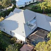 24ga 1.5" Mechanical Seam Champagne  by Total Roofing System The Metal Roof Experts