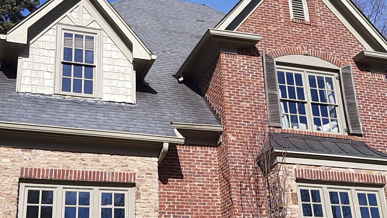 Residential Roofing Installation using GAF Timberline HDZ Charcoal by Georgia Roof Advisors