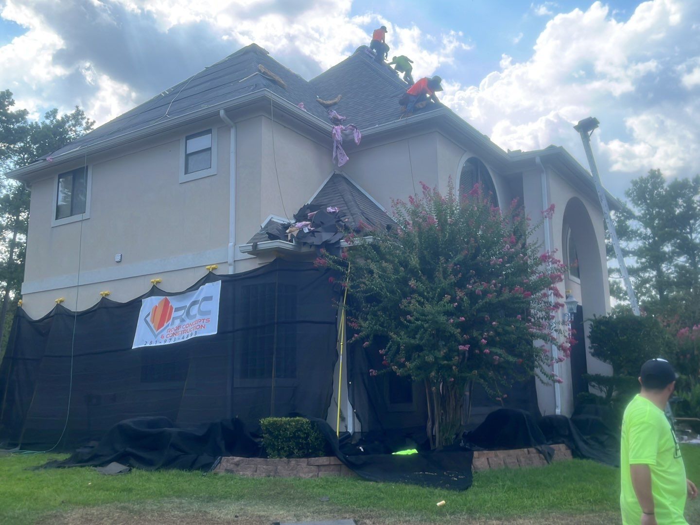Residential Roofing Installation using Owen's Corning by Roof Concepts Construction