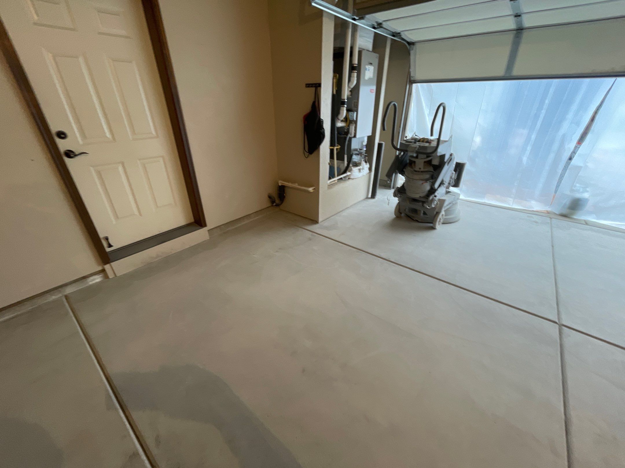 Garage Transformation using Pebble Beach and Front Porch using Greystone by Croc Coatings, LLC