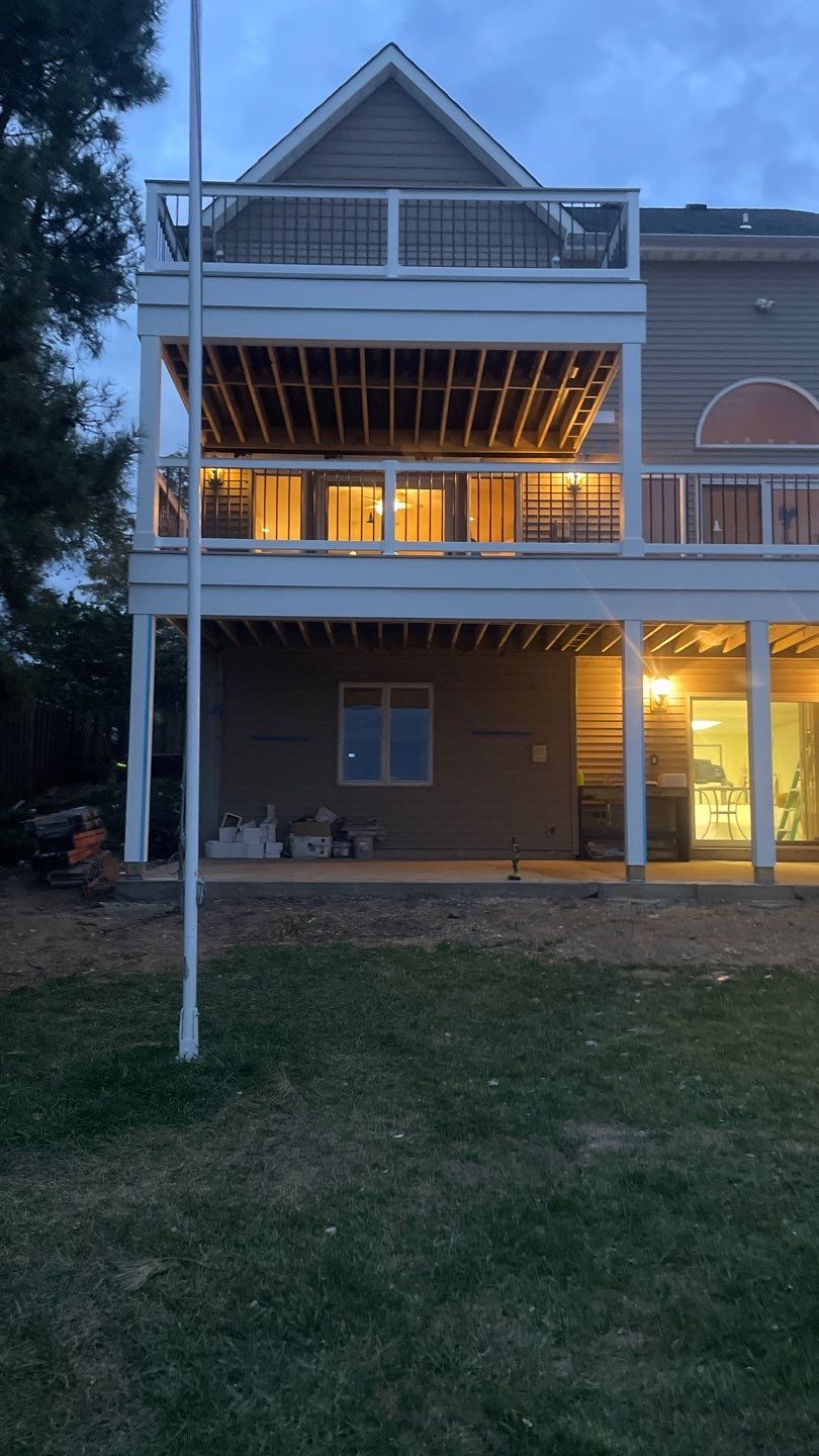 Waterfront deck In Keyport  by deck guardian