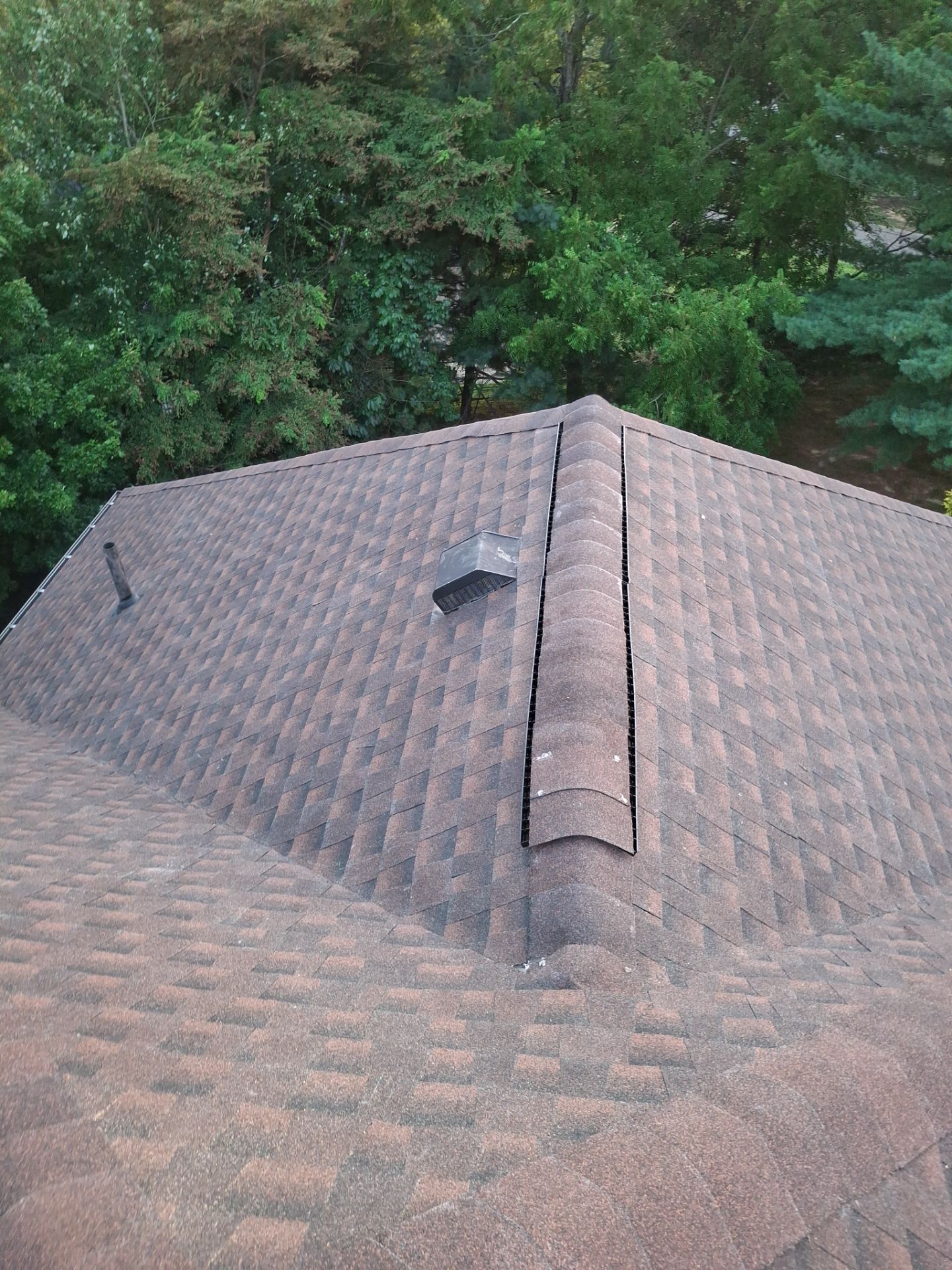 Residential Roofing Installation using GAF TImberline HDZ Hickory by Rainstoppers Roofing