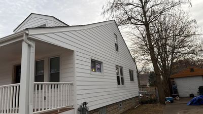 Siding Replacement using Ascend Glacier White