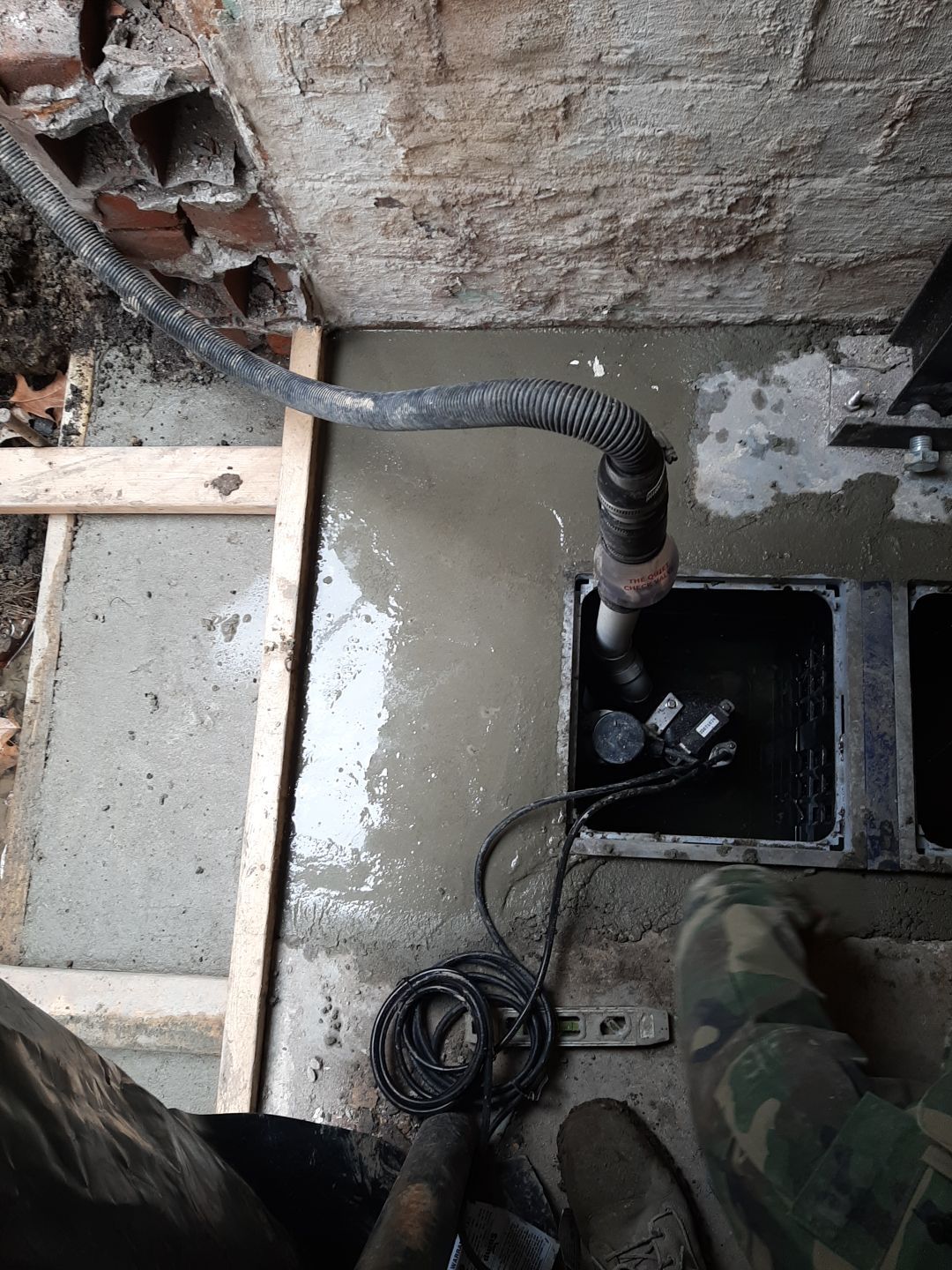 Basement Wall Rebuild with Exterior Waterproofing by Toledo Basement Repair