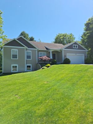 Exterior trim caulking, prime and paint.