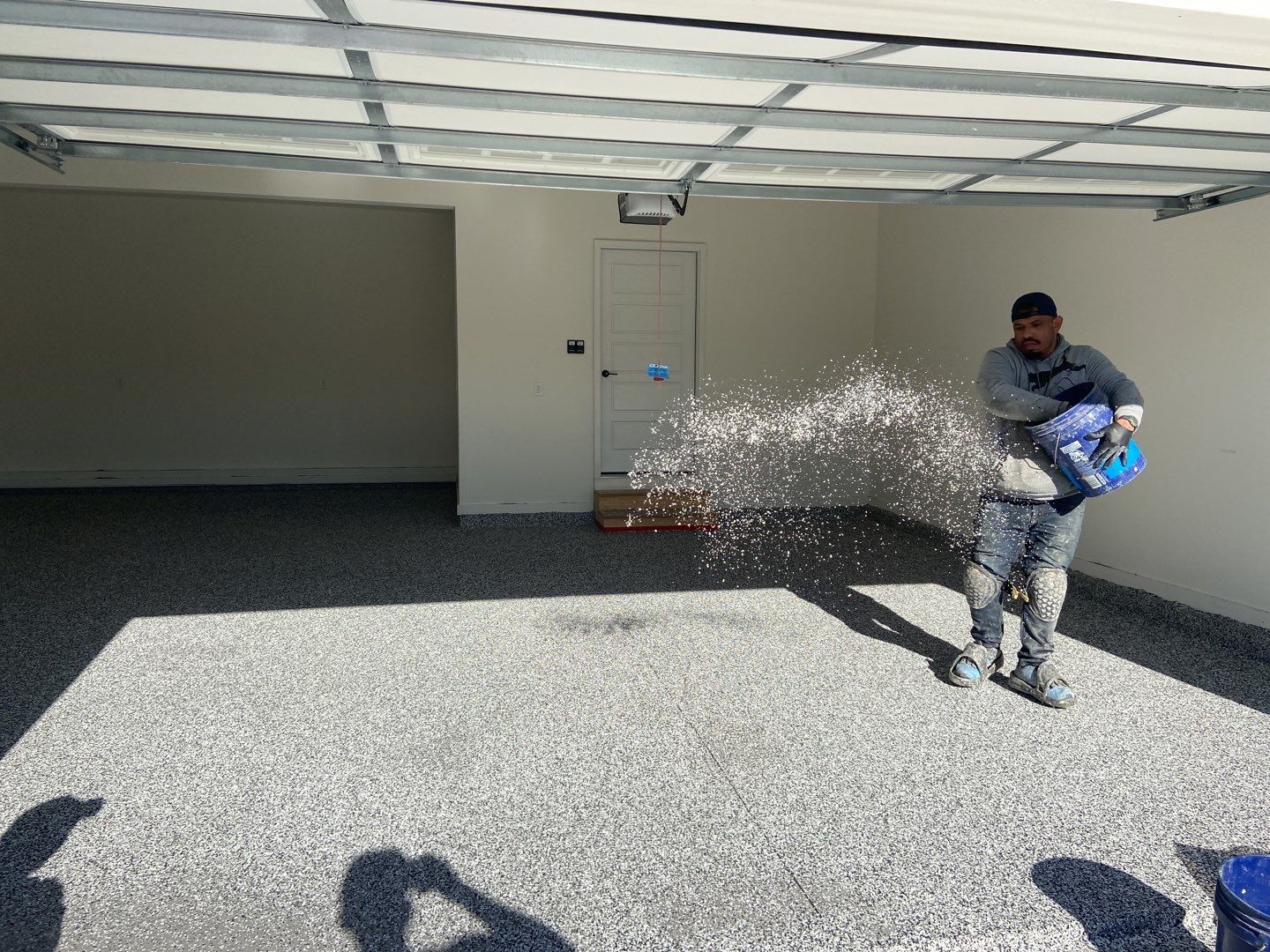 Garage Floor - Domino by Select Painting, Coatings & Garage Cabinets