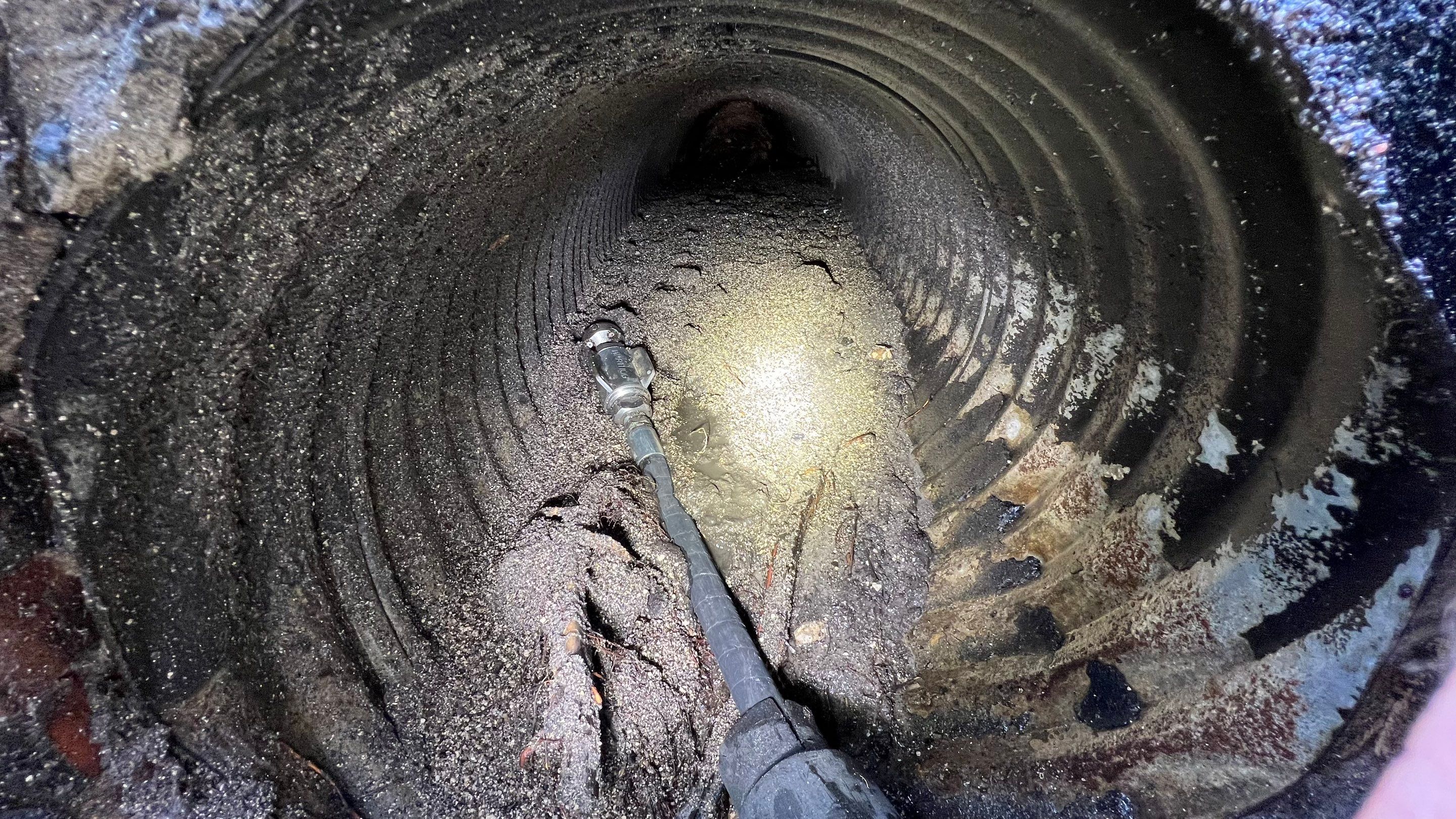 Apartment Complex Storm Water System Cleaning and Maintenance by APS Power & Water