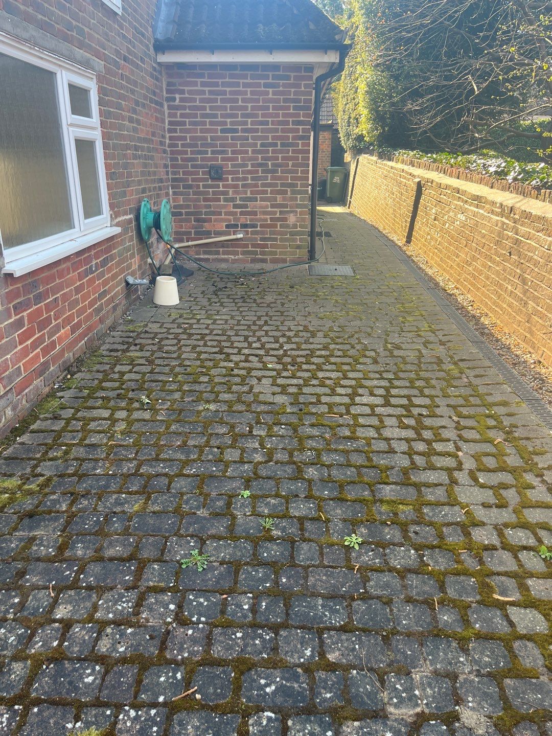 Patio Clean using Honda 21lt High Pressure Machine by Ges Exterior Cleaning ltd