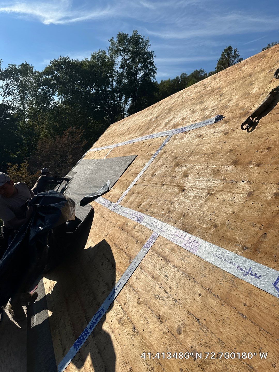 Residential Roofing Installation using Owens Corning Duration Driftwood by A Plus Exterior