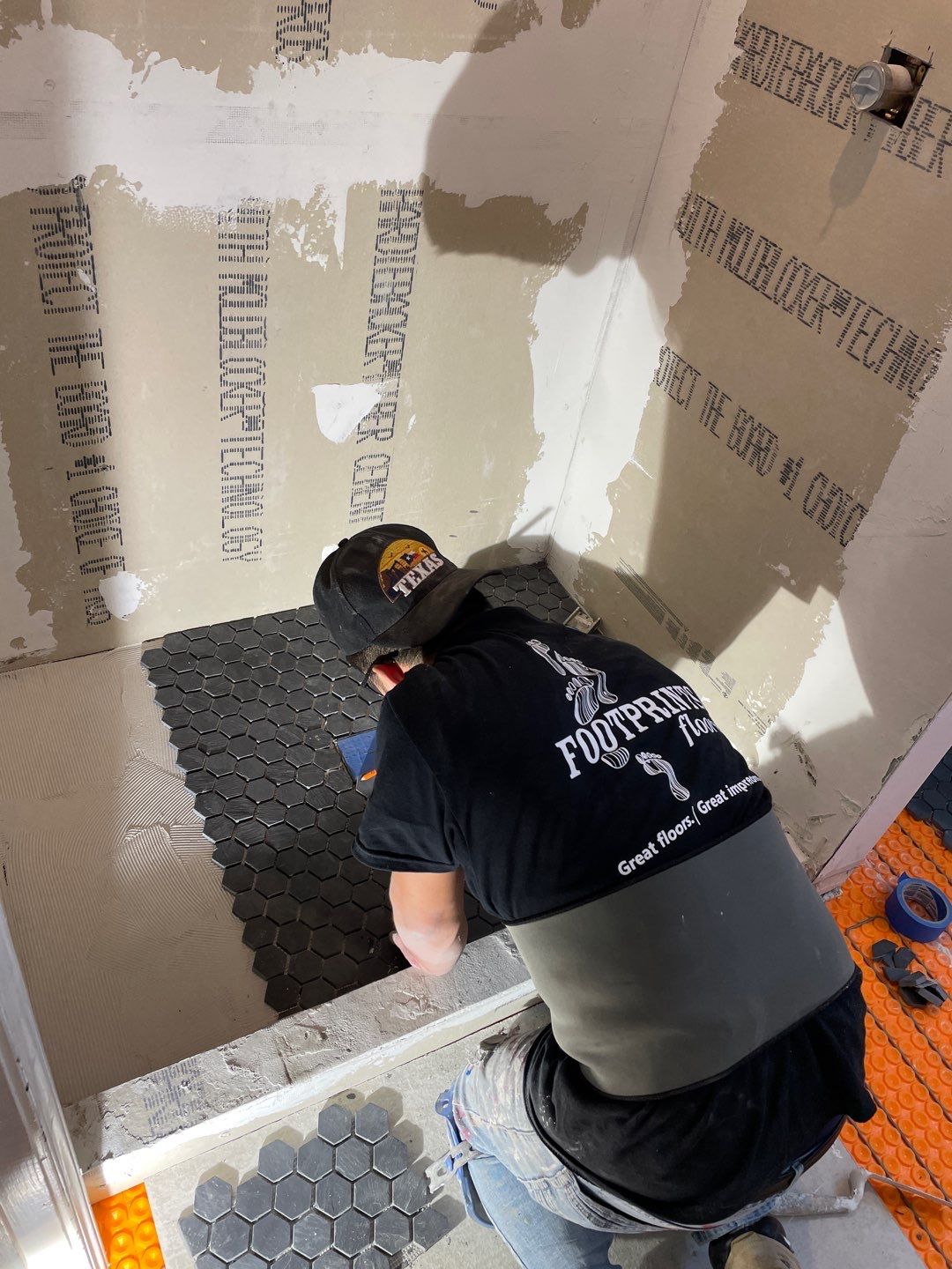 Contemporary Bathroom Remodel by Footprints Floors of East Atlanta