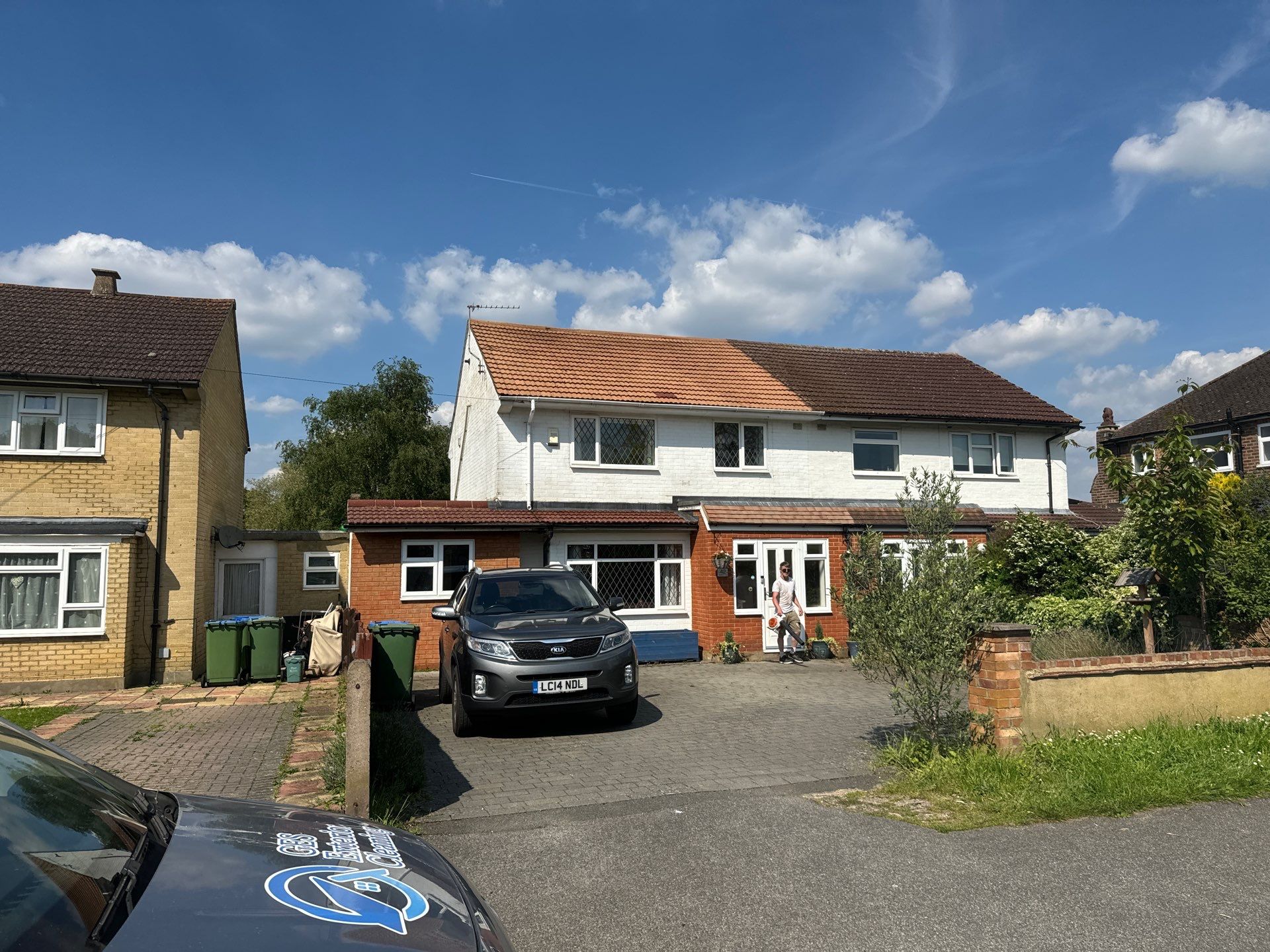 Roof Clean - Biocide Treatment using Honda 15lpm Low Pressure Washing Machine by Ges Exterior Cleaning ltd