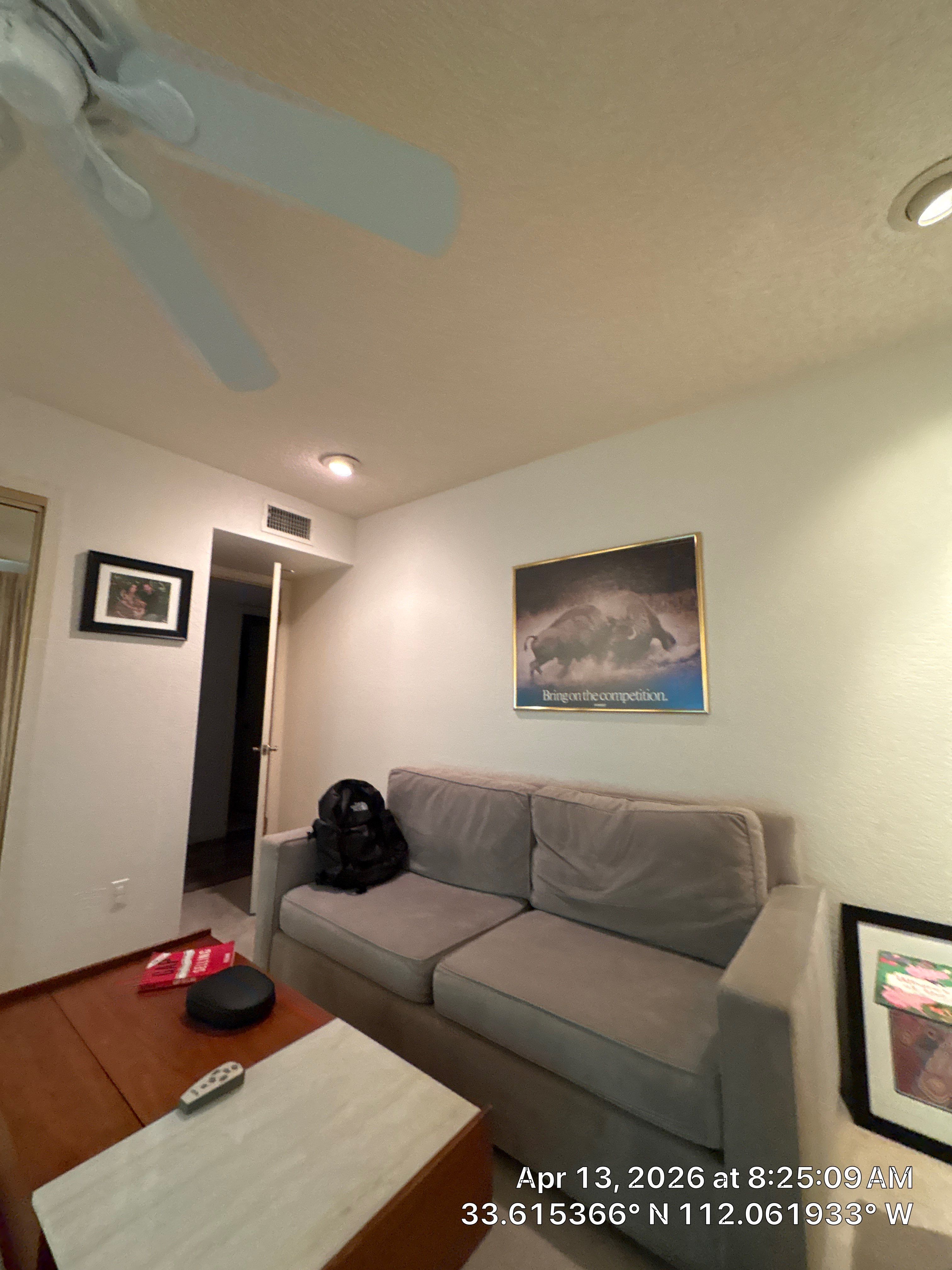 Phoenix Home Office Setup with Custom AV Wall Mounting by CompanyCam Sales Demo