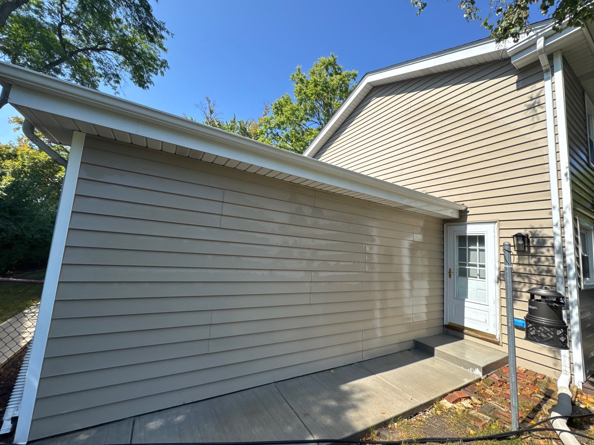 Exterior House Soft Washing by Northern Power Washing LLC.
