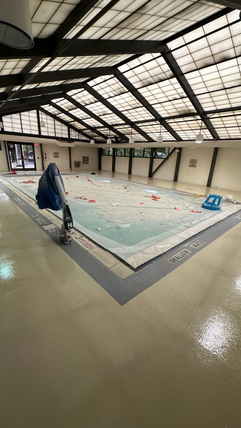 Hotel Pool Deck Project in Cranberry Township by Floors in a Day, Inc