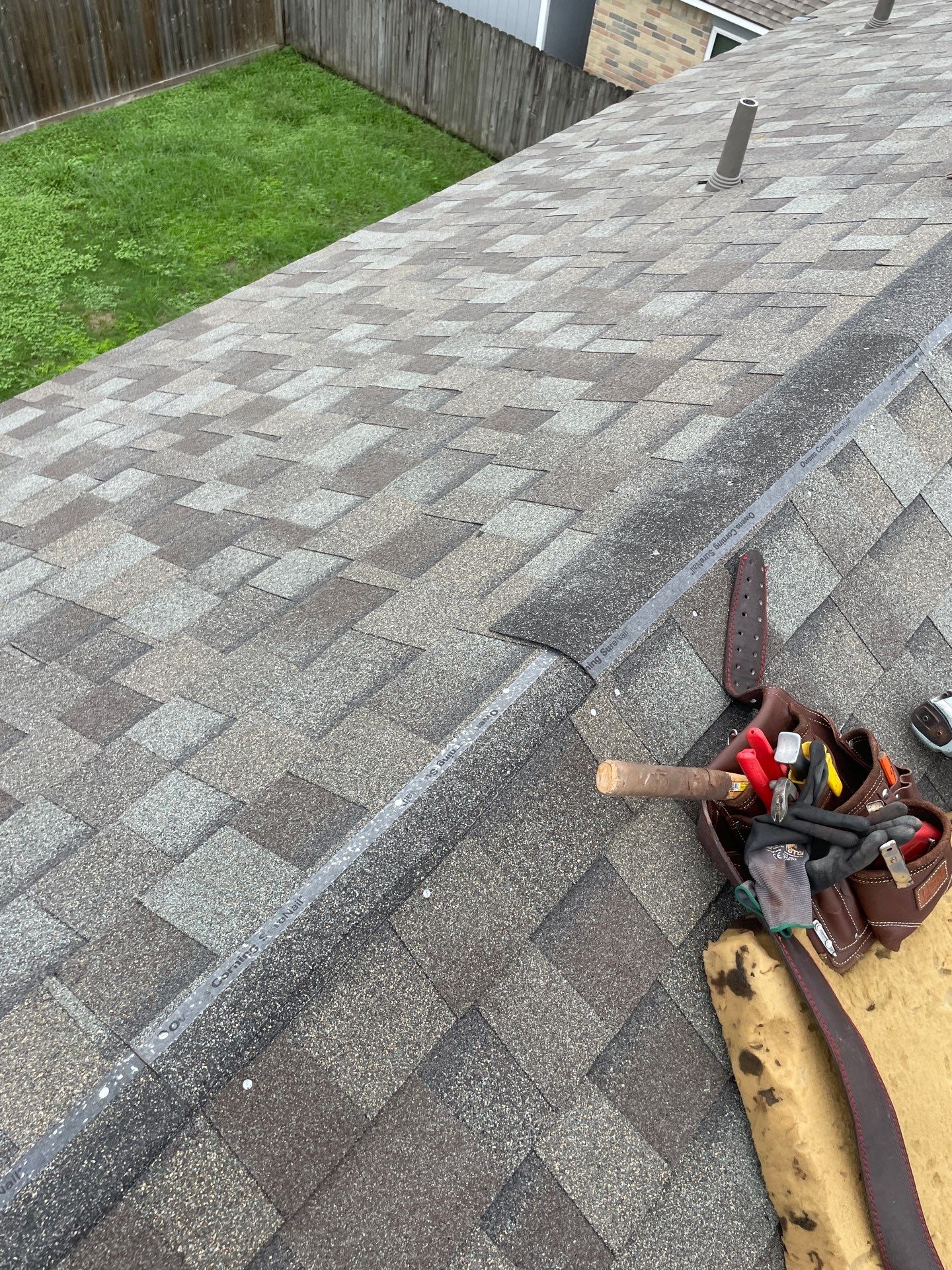 Residential Roofing Repair using Owen's Corning Duration (Lifetime) Shingles by Roof Repair Company