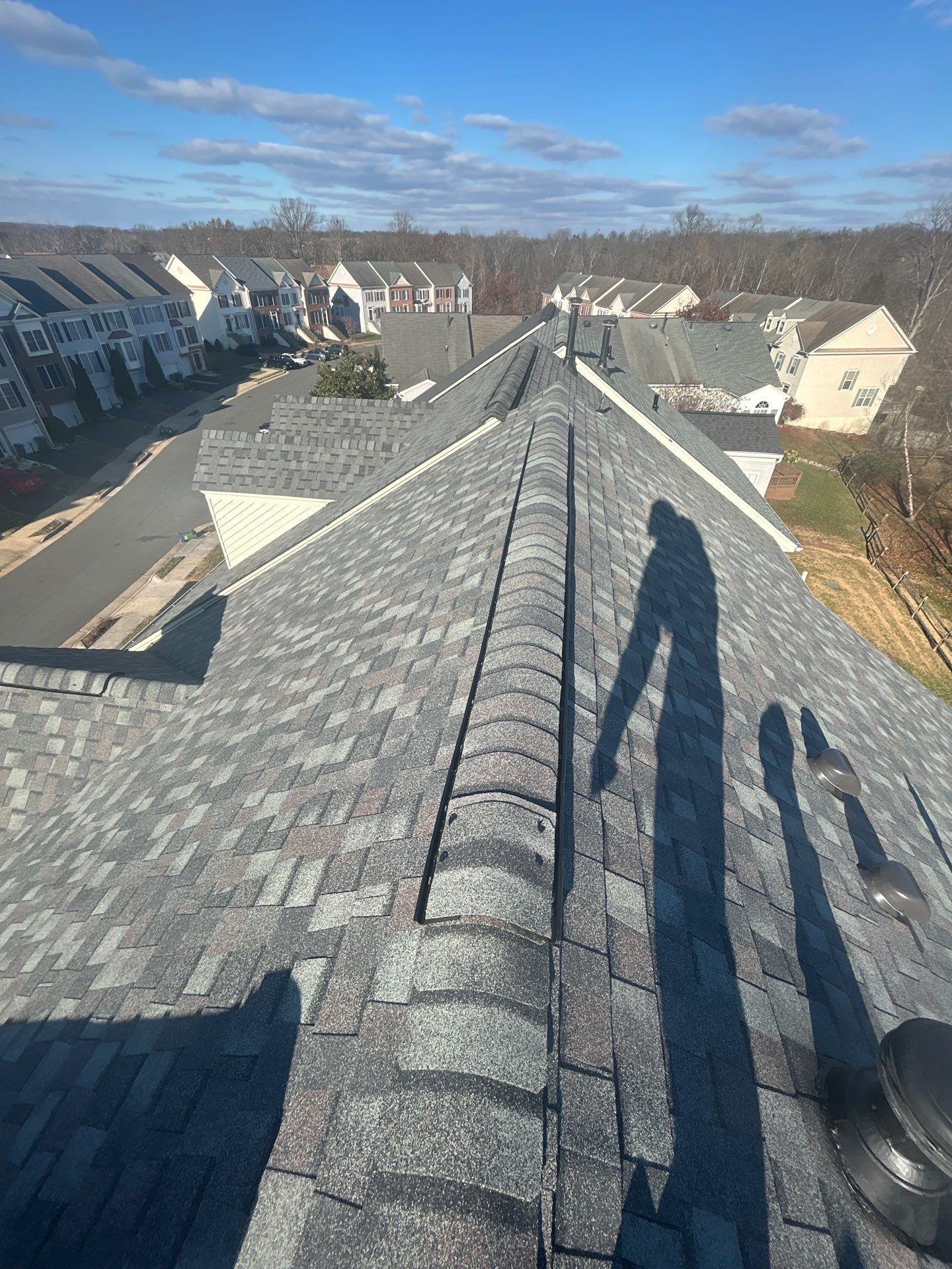 Bristow: Residential Roof Replacement with CertainTeed Landmark Pro in Max Def Colonial Slate by RM Banning, Inc.