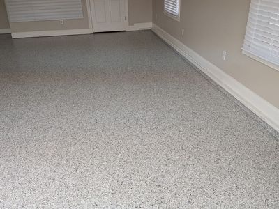 Garage Floor Coating using Coyote