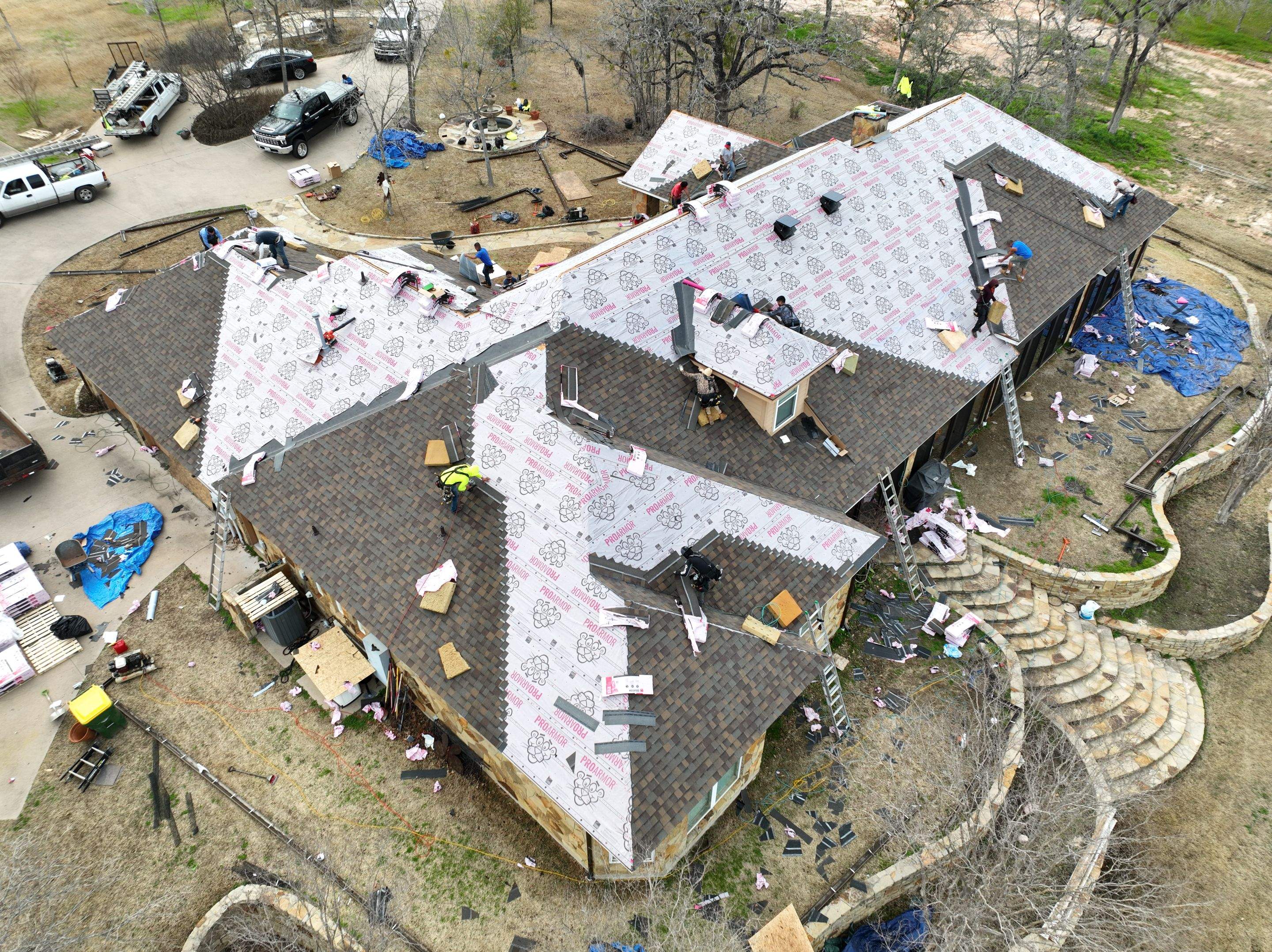 Residential Roofing Installation using Owens Corning Duration by Becker Roofing and Exteriors