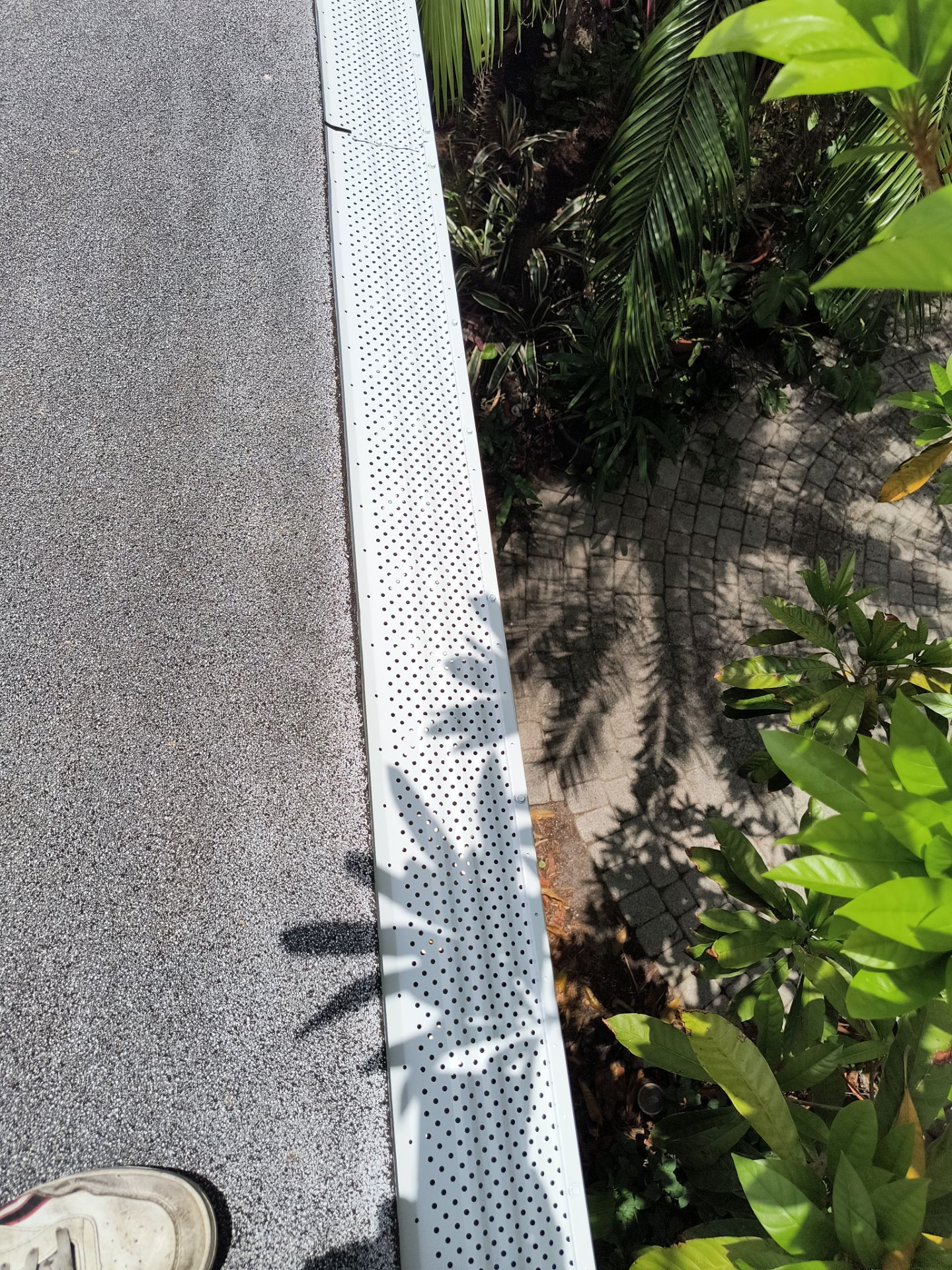 White 6-Inch Seamless Gutters in Sarasota FL by Gutter Professors