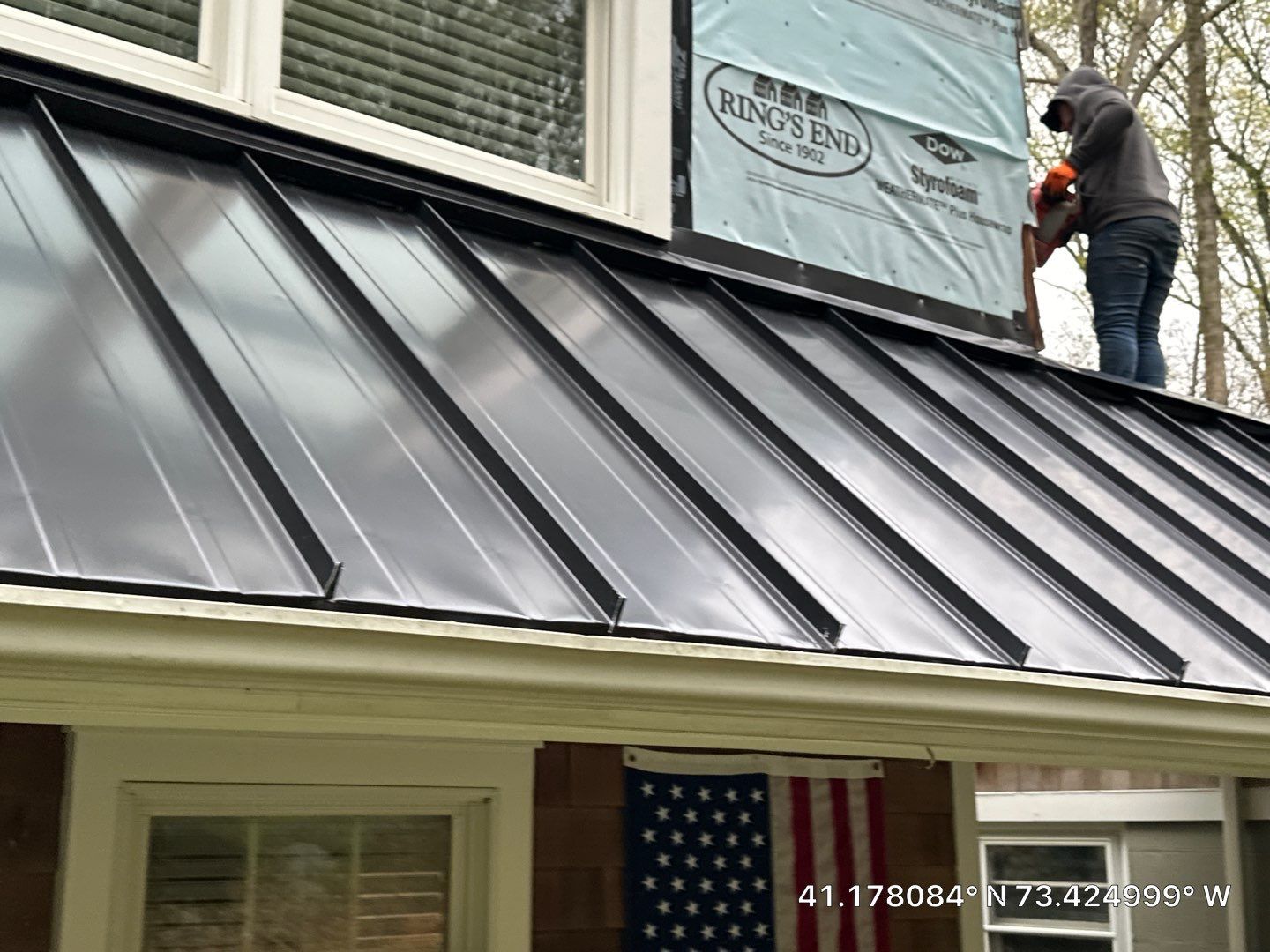 Residential Roofing Installation using Owens Corning TruDefinition Duration - Estate Gray by A Plus Exterior