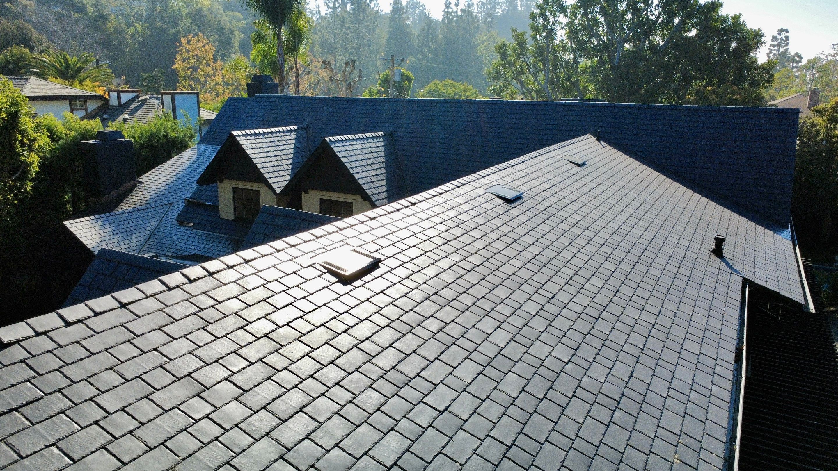Synthetic Slate Tile Project in Brentwood by Hull Brothers Roofing