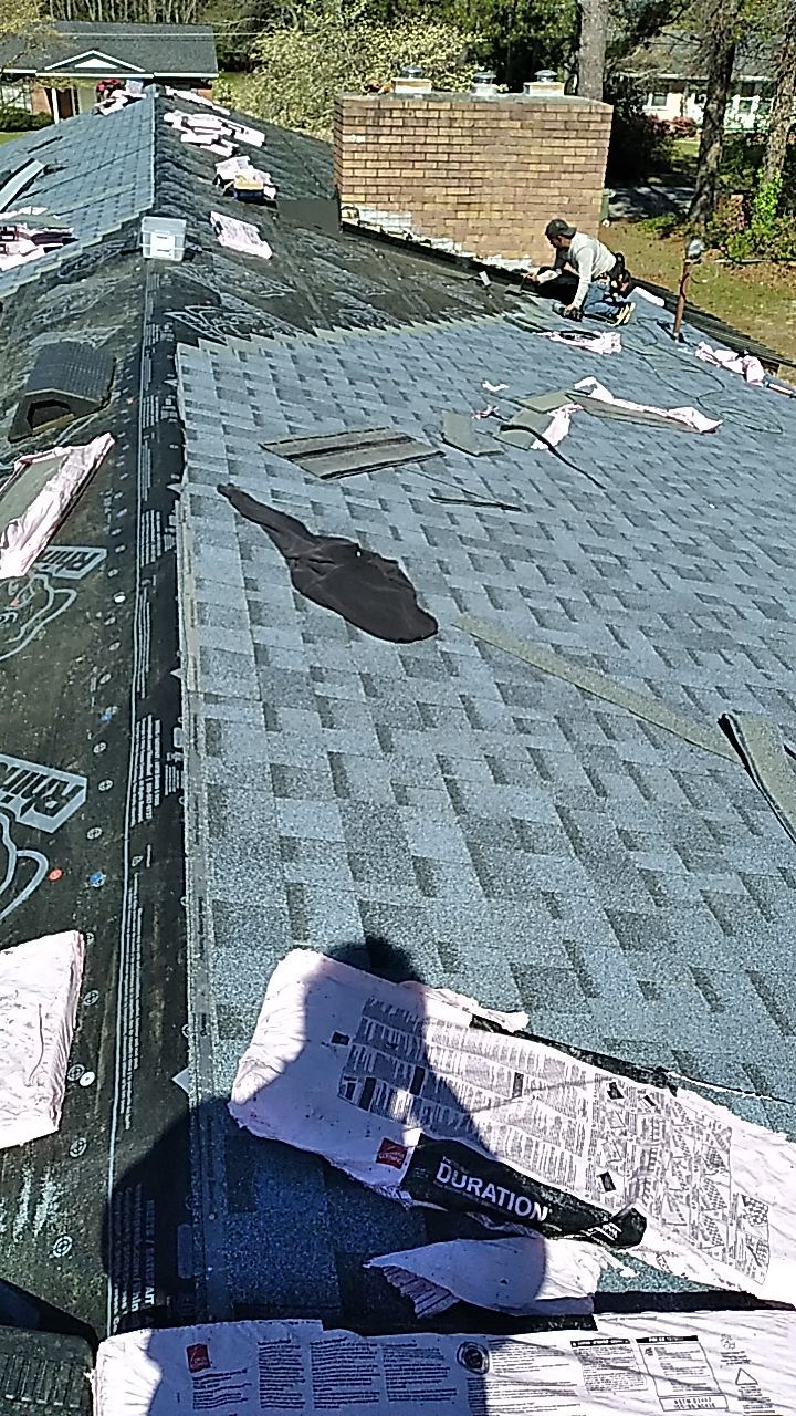 Residential Roofing Installation using Owens Corning Duration-Harbor Blue  by Indigo State Roofing