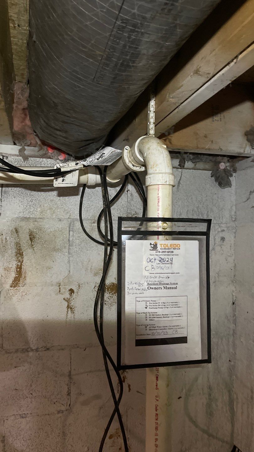 Crawl Space Waterproofing & Encapsulation using GrateProducts by Toledo Basement Repair