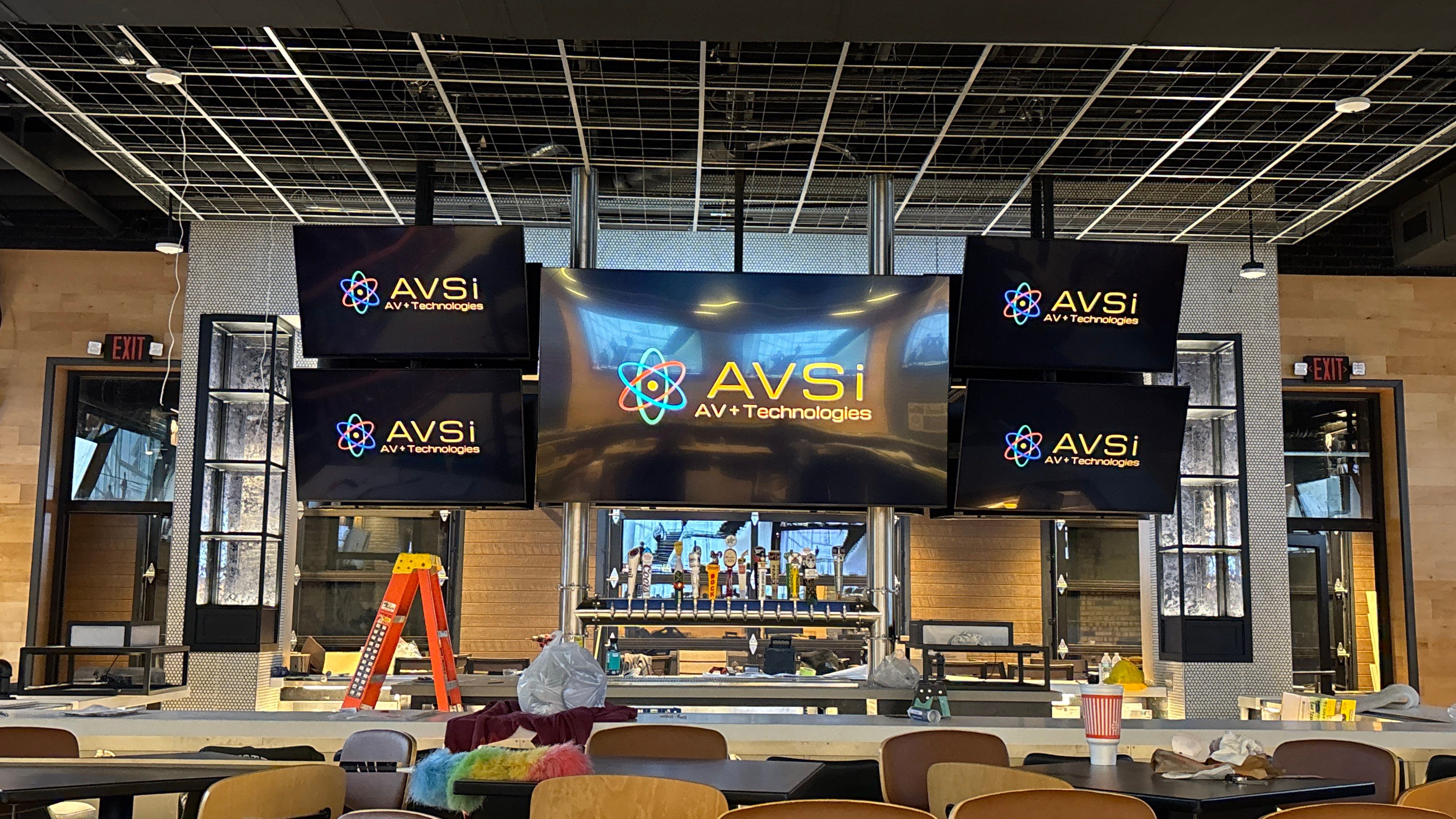 New Sports Bar AV install by AVSi