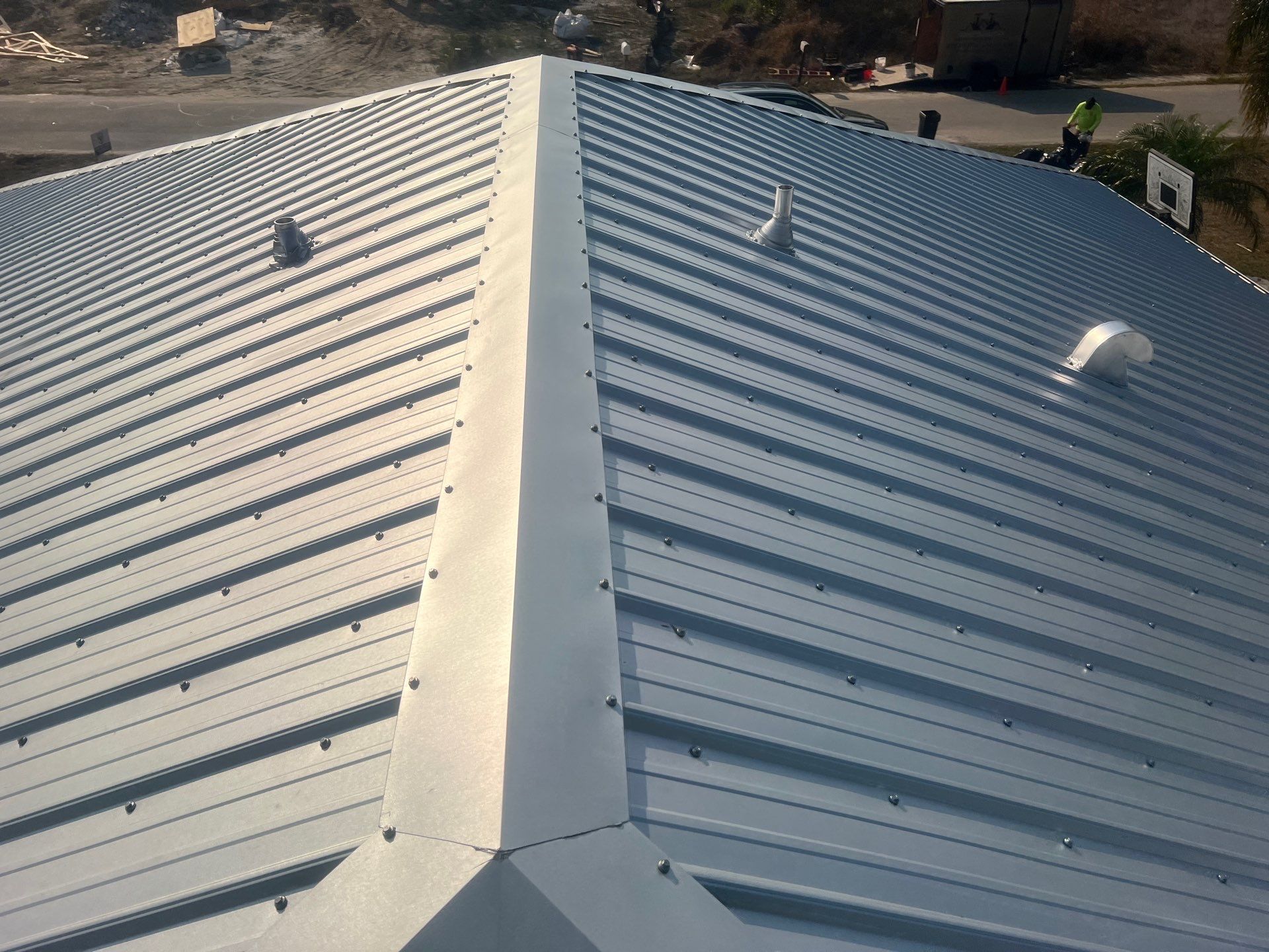 Residential Roofing Installation using Tuff Rib by Durabilis Roofing INC