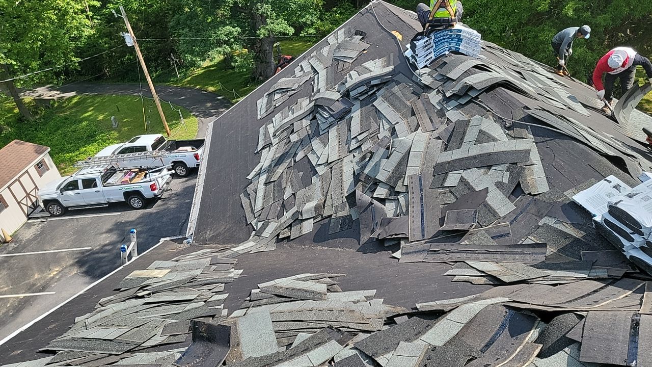 Roof Installation using IKO Cambridge by ExteriorPros