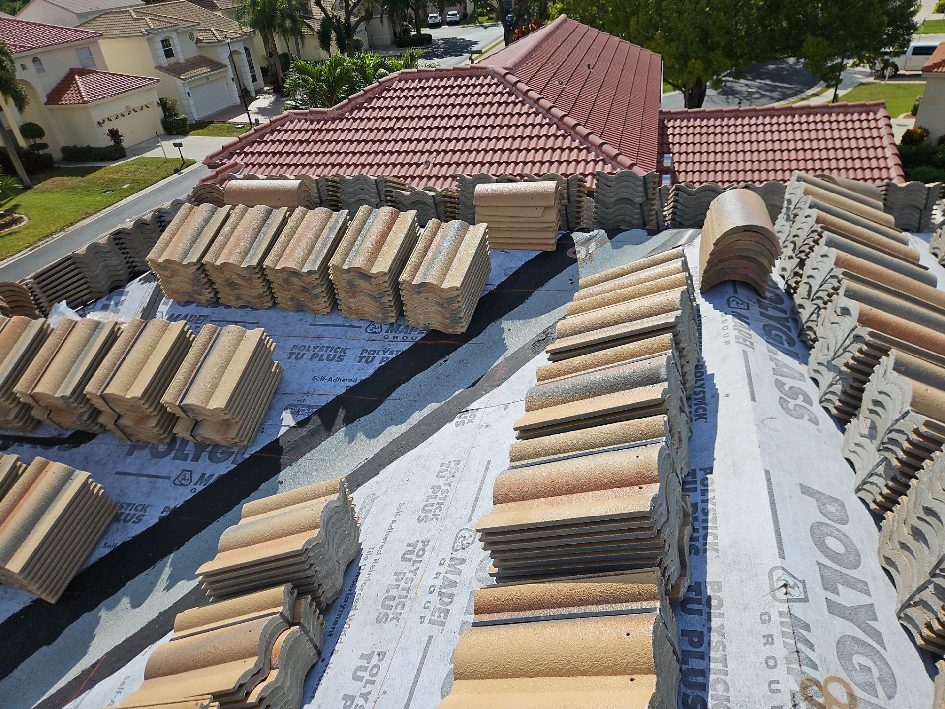 Residential Roofing Installation using Westlake Roofing Tile by BLUES BROTHERS ROOFING