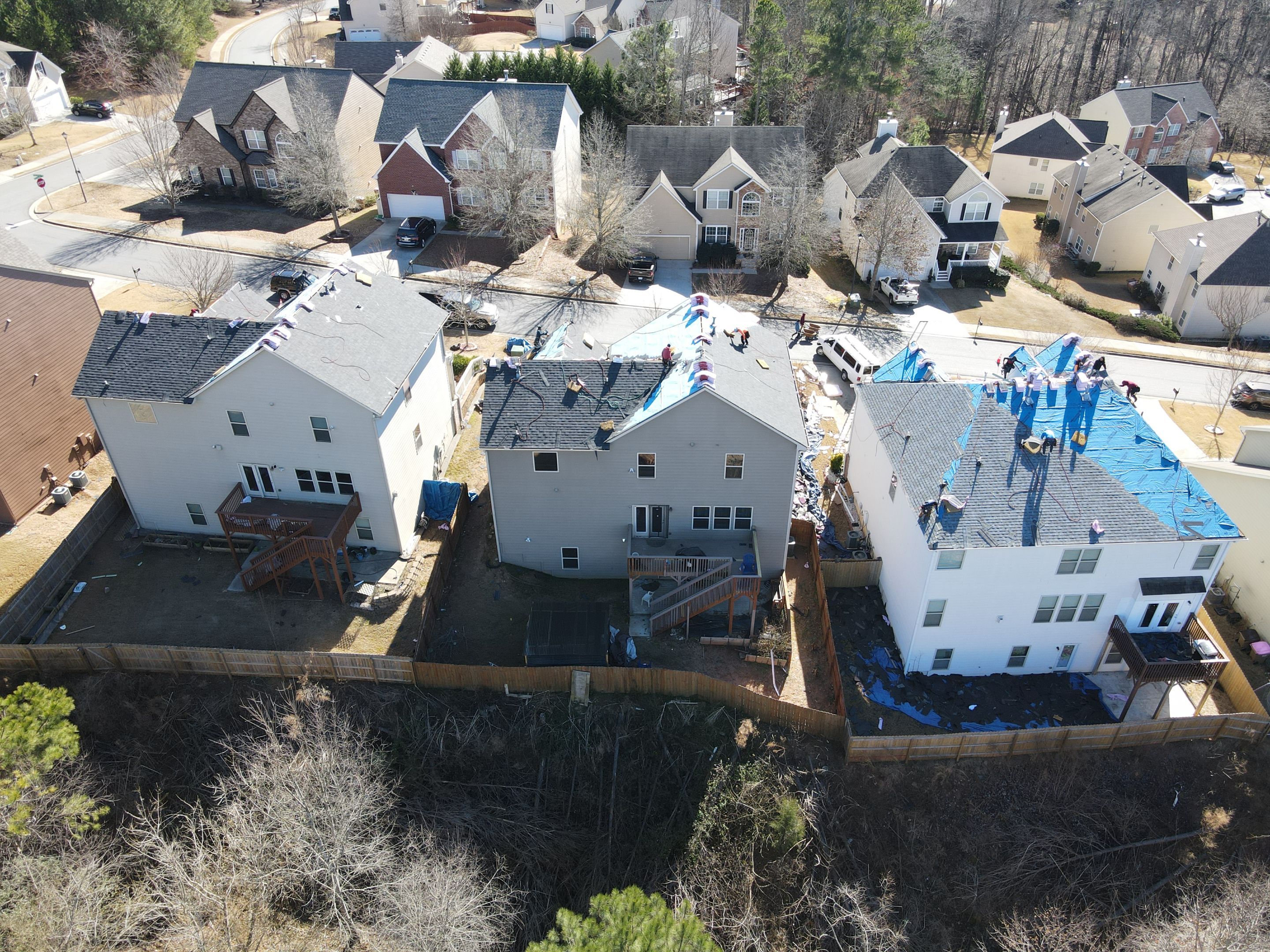 Residential Roofing Installation using Owens Corning by Inspector Roofing and Restoration