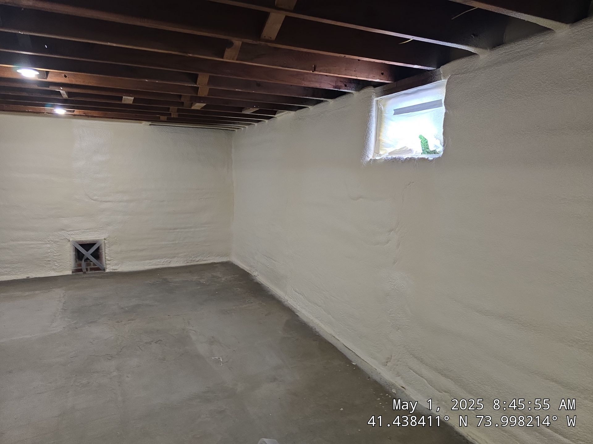 Attic Insulation using open cell spray foam by NYS Foam & Energy