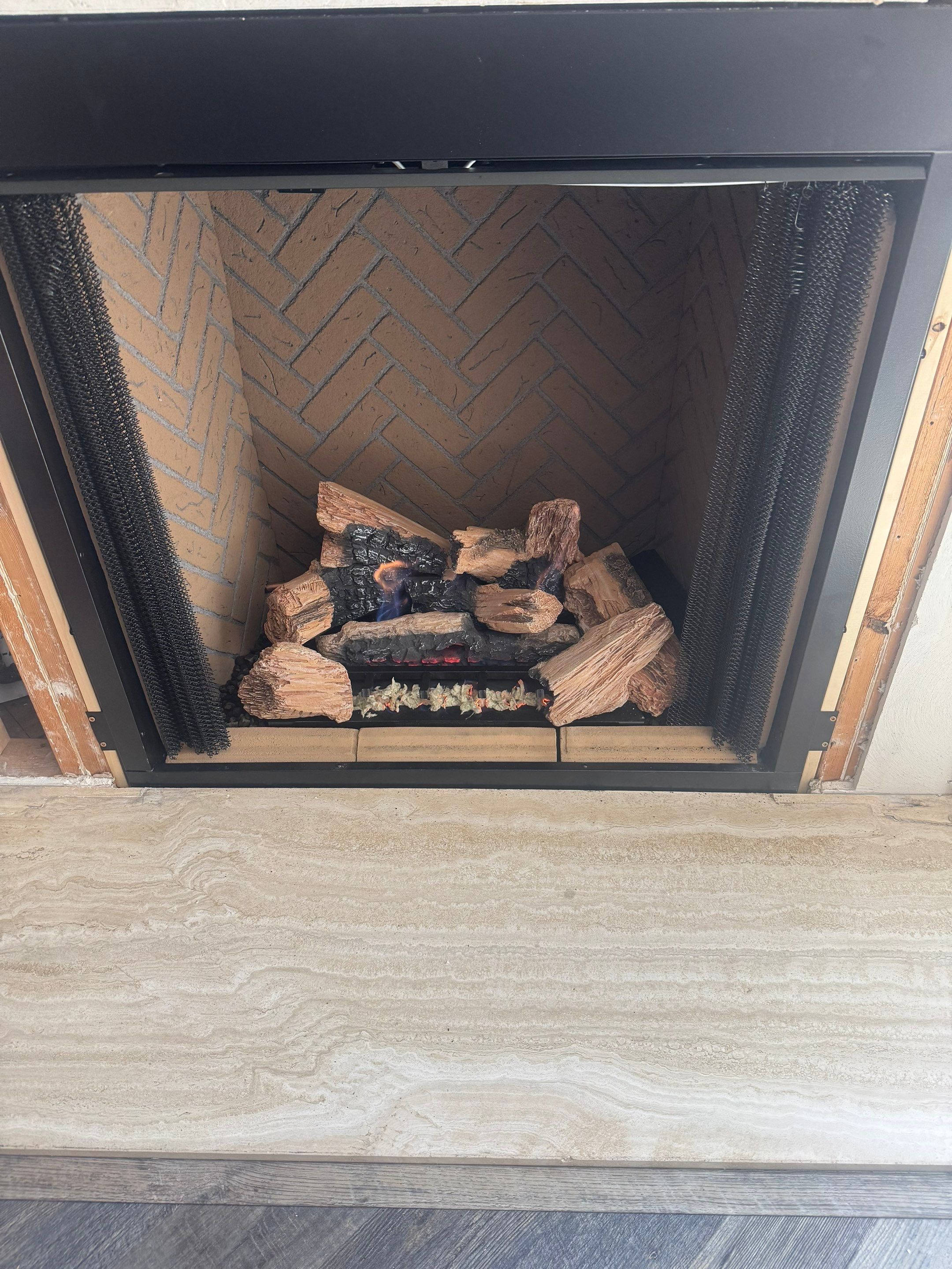 Gas Fireplace Installation in Chesapeake by Premier Chimney and Roofing