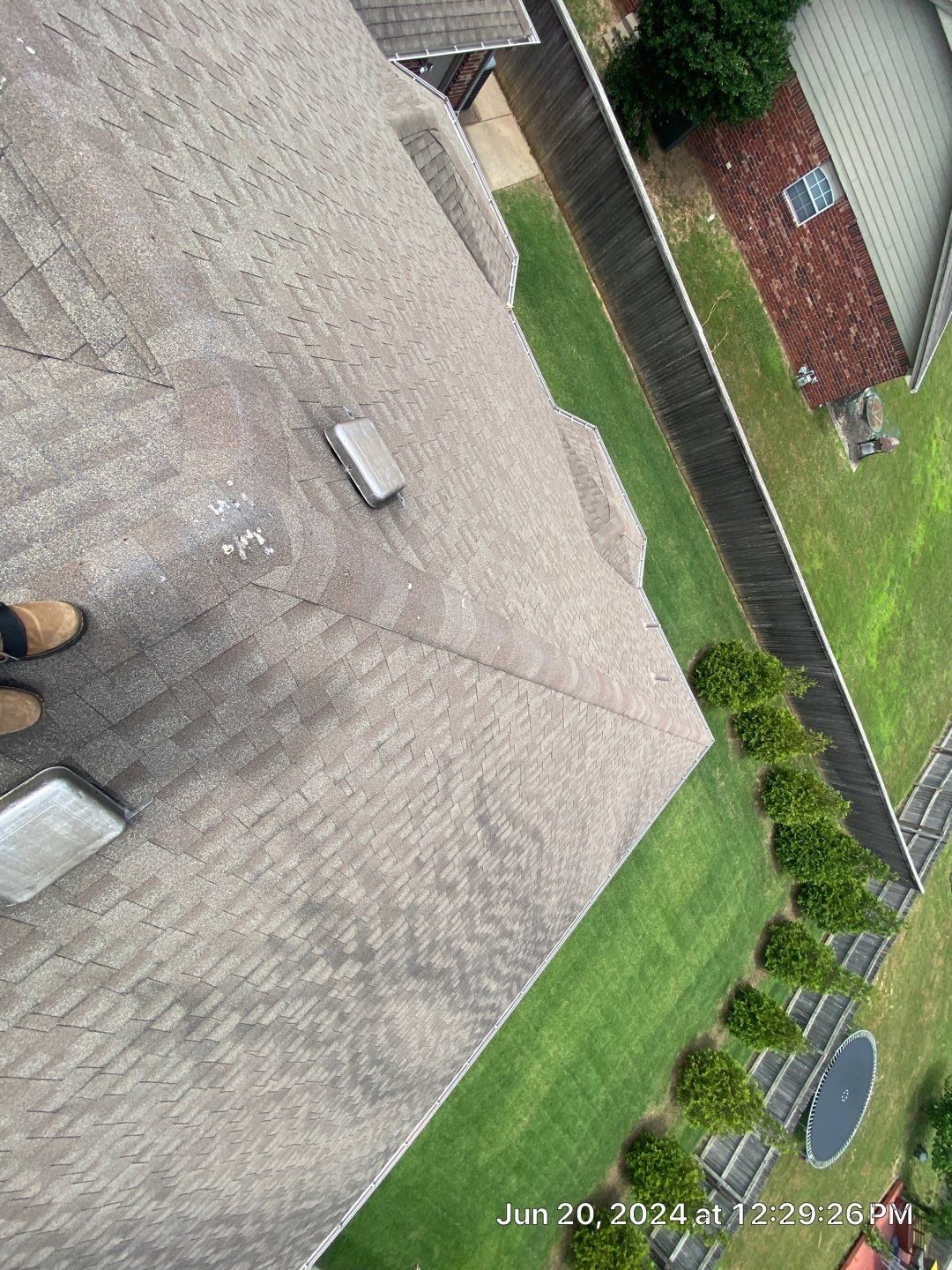 Hail Roof inspection in Jenks by Decor Roofing & Restoration
