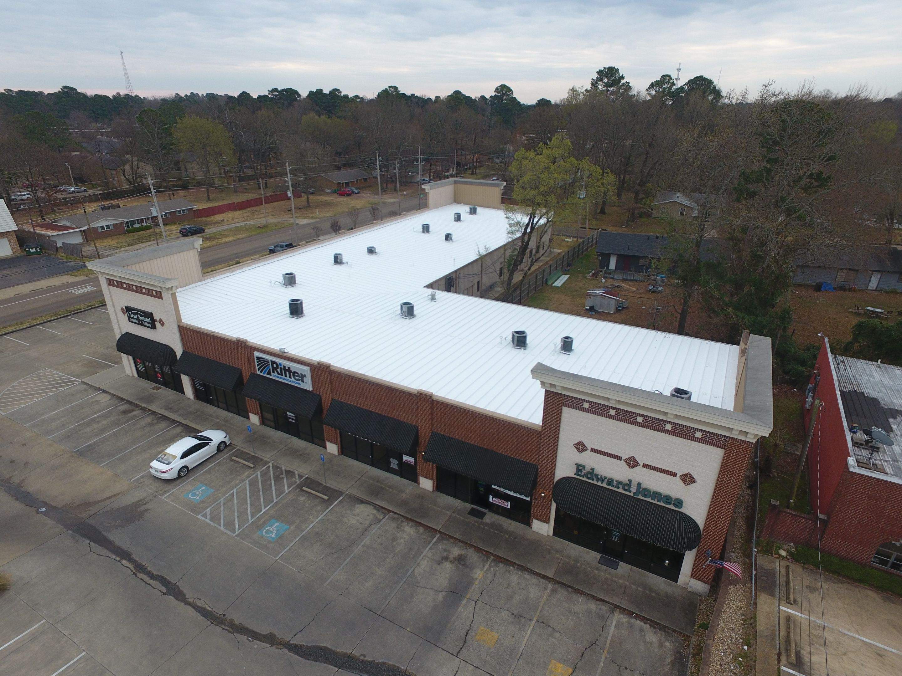 Commercial Metal Restoration System using Aldocoat Coatings by Hostetler Roofing