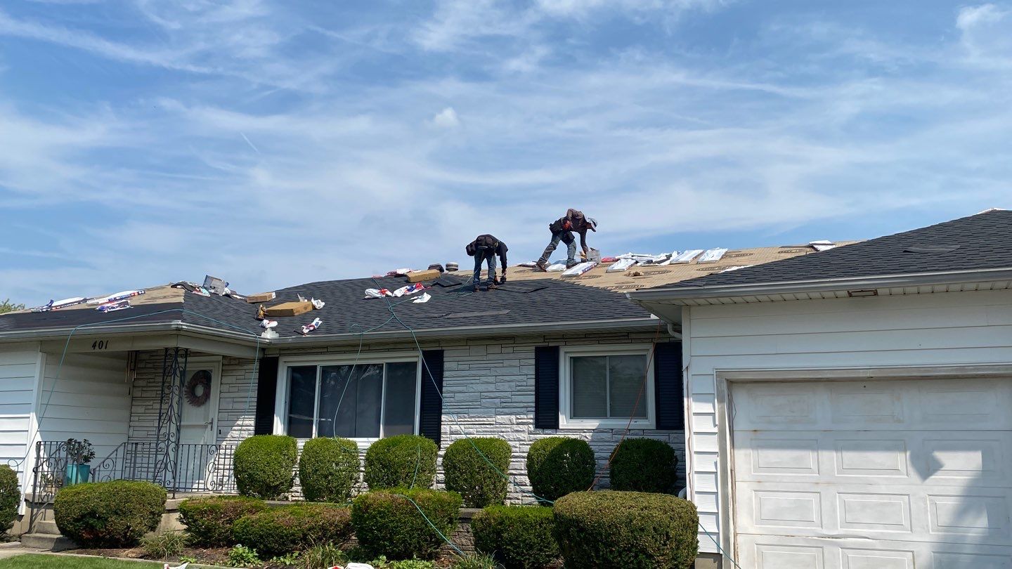 Residential Roofing Installation using GAF Timberline HDZ Charcoal by Nitro Roofing and Construction