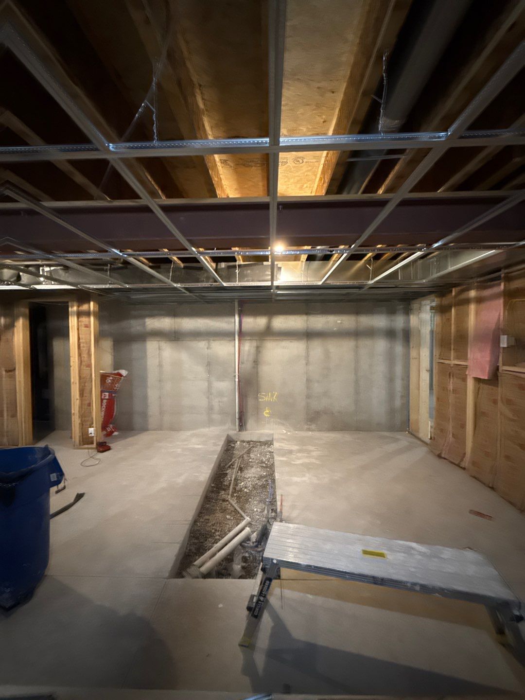 Basement Finishing Project with Home Gym and Sauna in Prospect by Authentic Carpentry