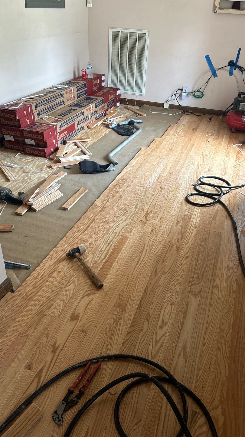 Hardwood Flooring and Staircase Installation  by Footprints Floors of Nashville