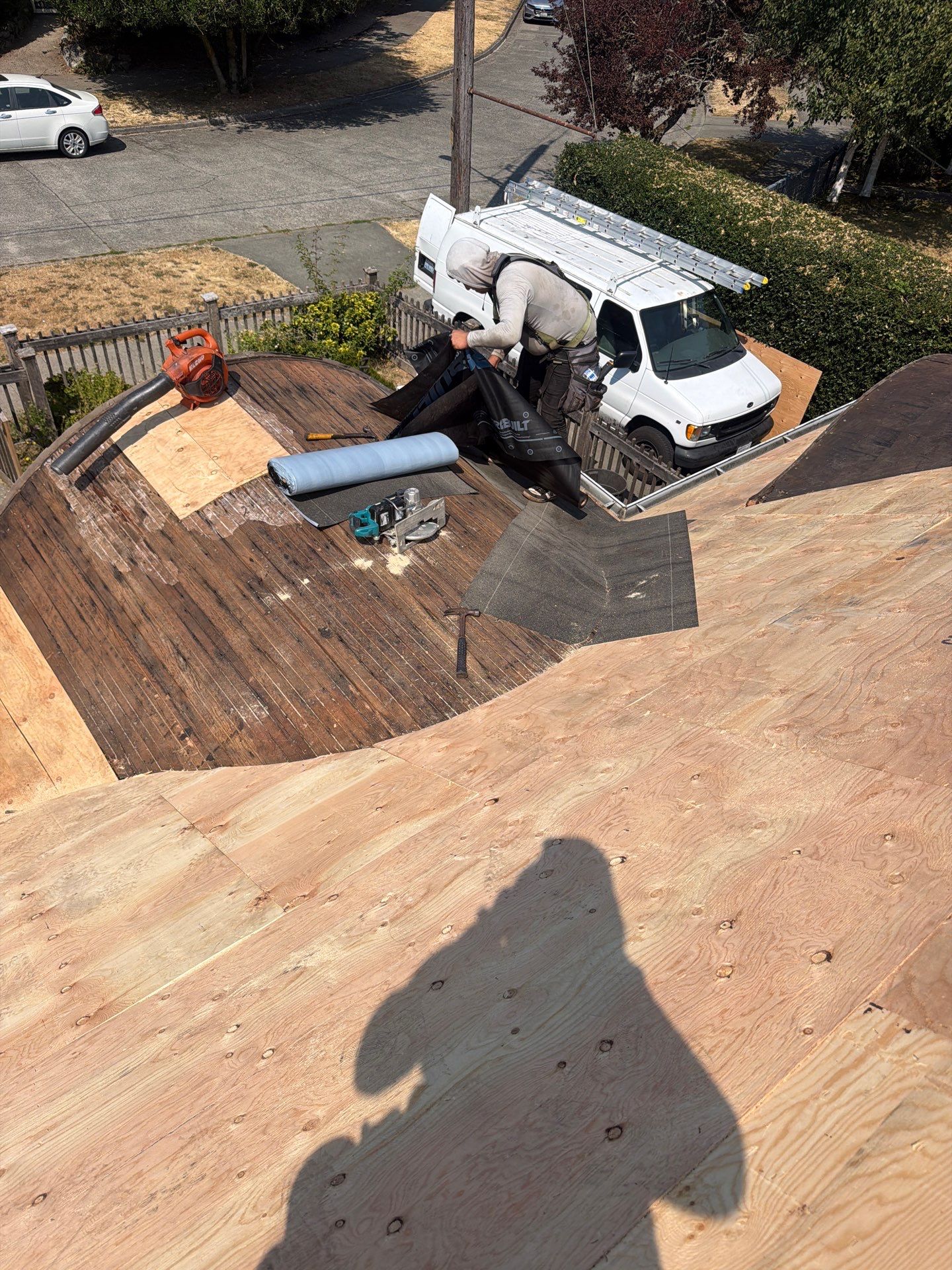 Residential Roofing Installation using GAF HDZ Shingles by Roofing Formula LLC