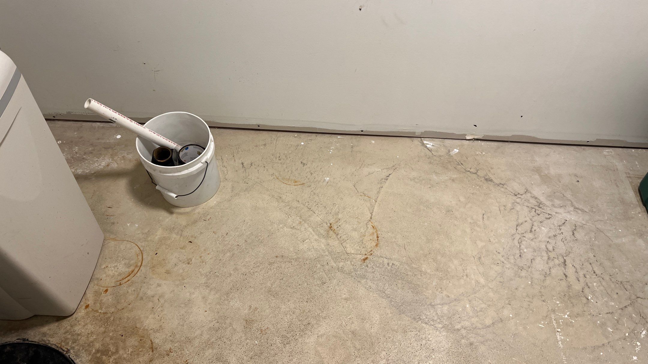 Basement Floor using Driftwood by Your1DayFloor.com