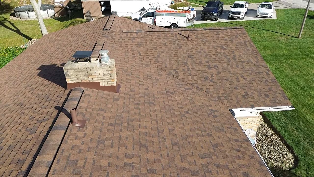 Atlas Pinnacle, Color, Burnt Hickory, Drip Edge, Color, Musket Brown by Eagle Eye Roofing