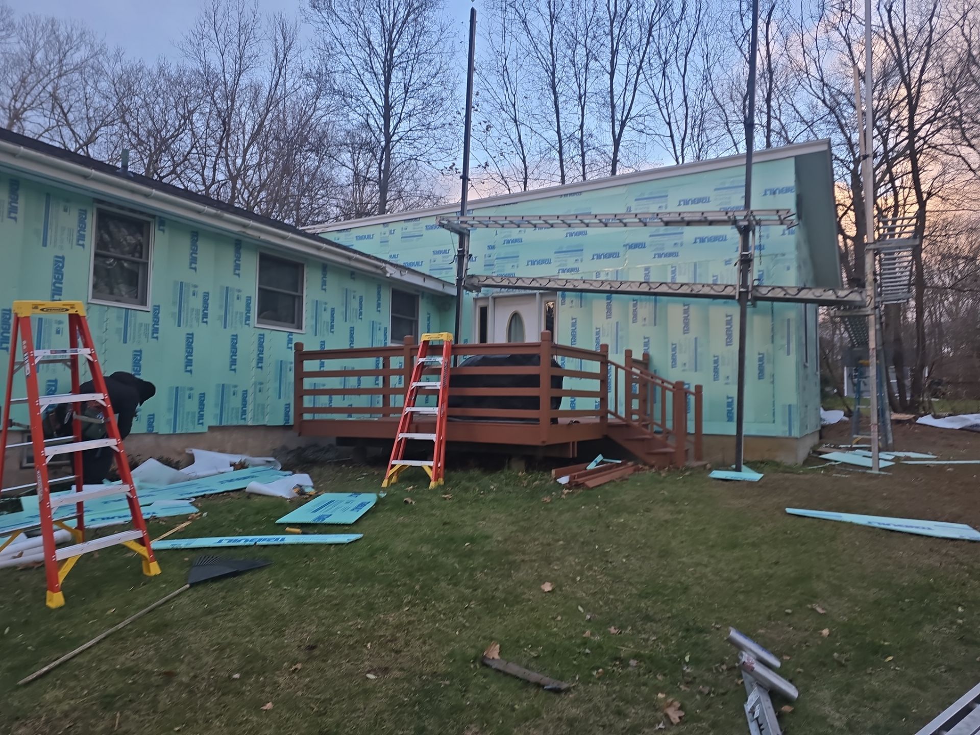 Beautiful siding transformation with Cert. Monogram D/4 x 12'6" Clapboard, Forest by DiGiorgi Roofing and Siding Inc