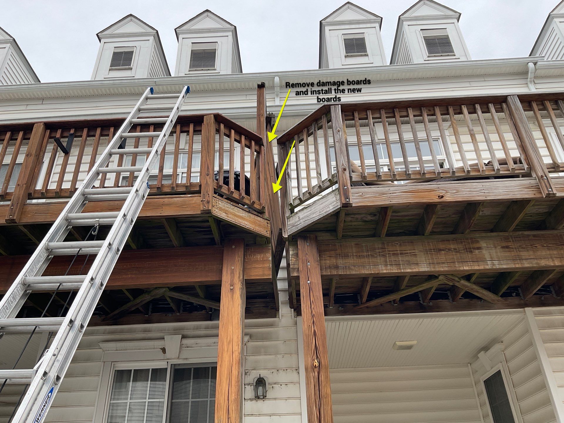 Deck repair  by Alpha Design Services